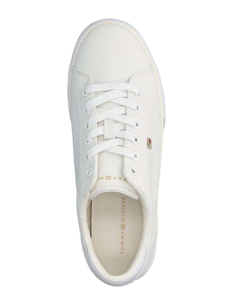 Tommy Hilfiger - TH LOW PROFILE VULC CANVAS - konfirmation - white - 3