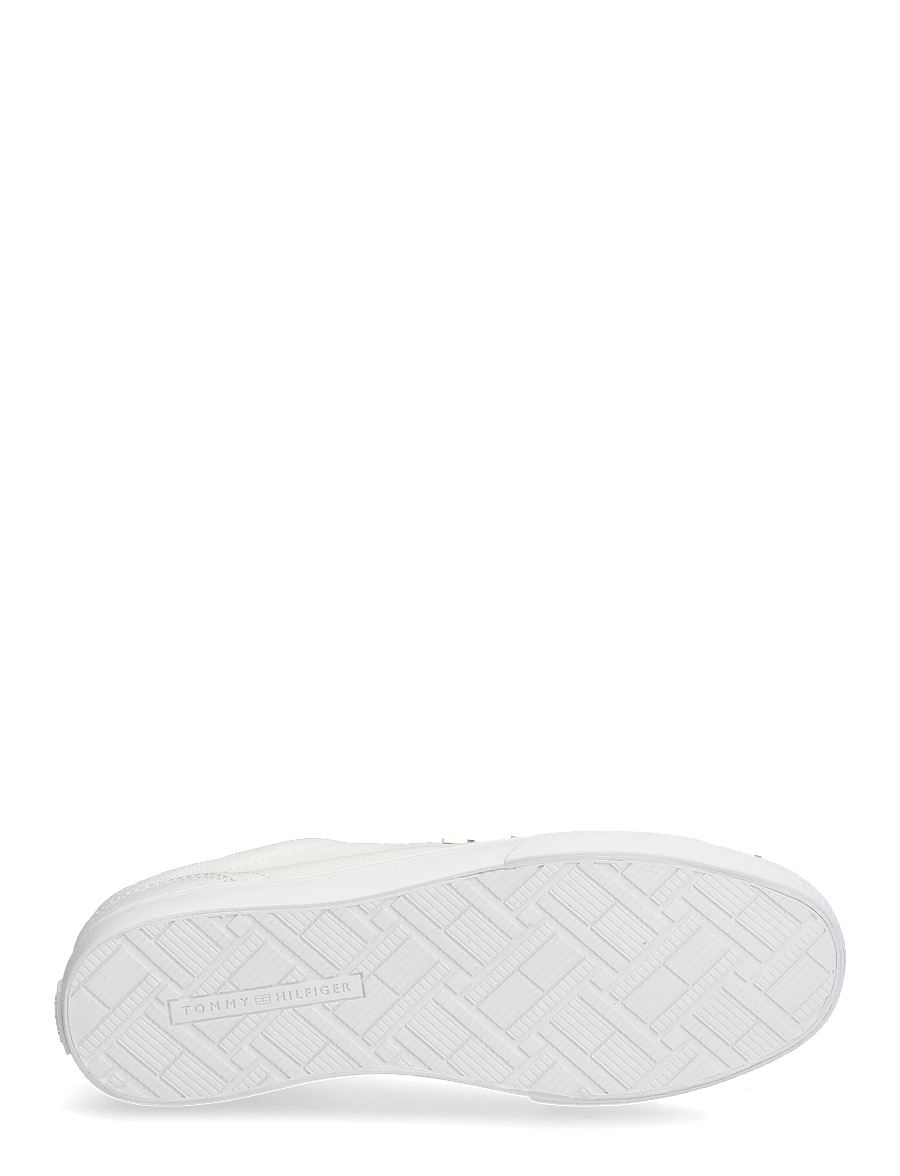 Tommy Hilfiger - TH LOW PROFILE VULC CANVAS - konfirmation - white - 4
