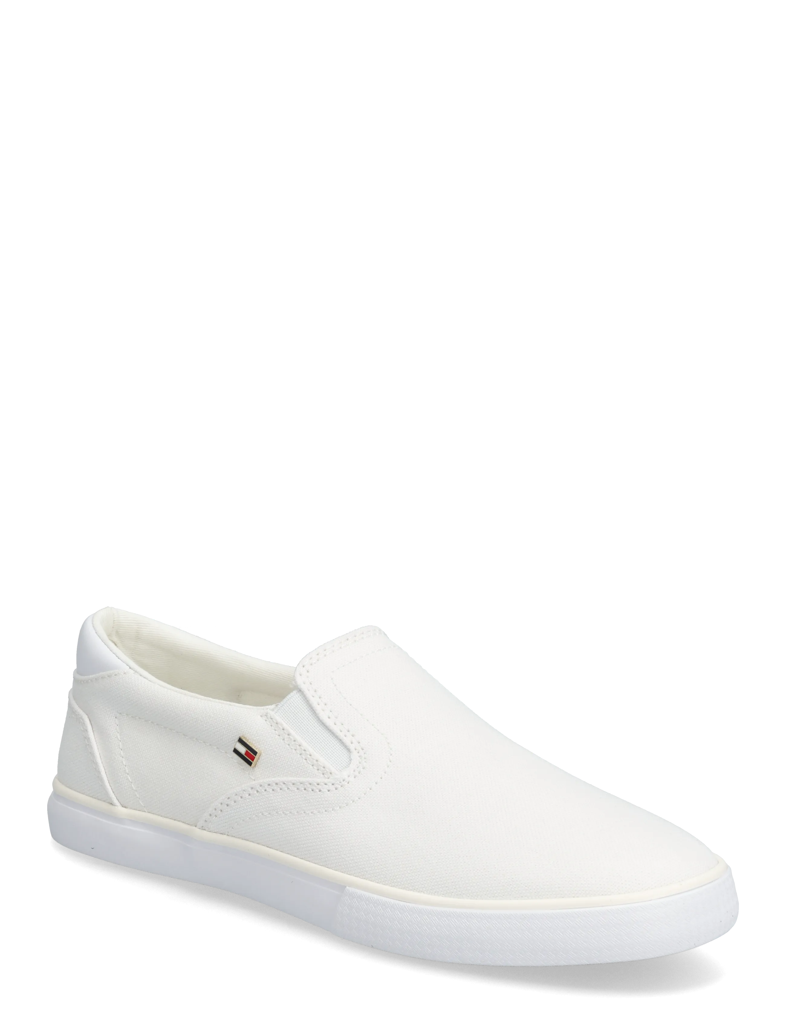 Tommy Hilfiger TH LOW PROFILE SLIP ON - Sneakers - WHITE / white