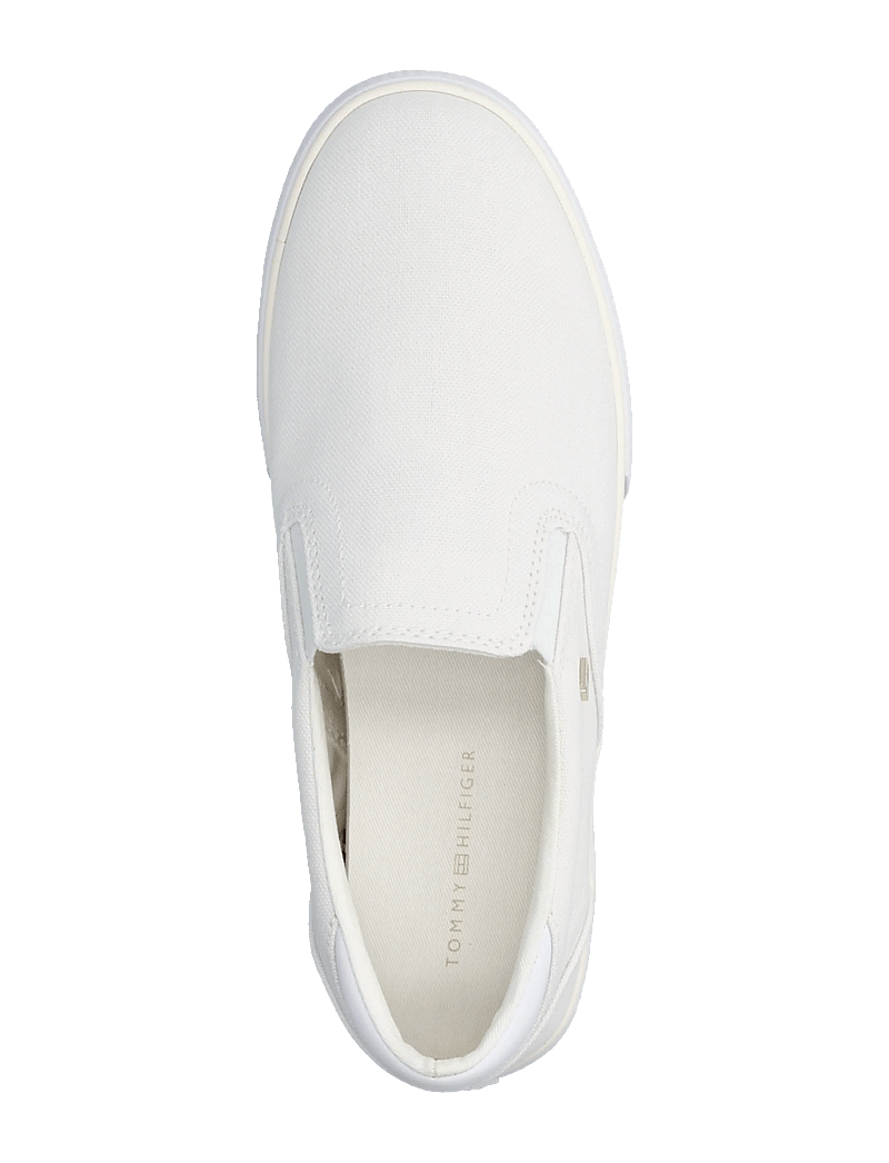 Tommy Hilfiger - TH LOW PROFILE SLIP ON - slip-on sneakers - white - 3