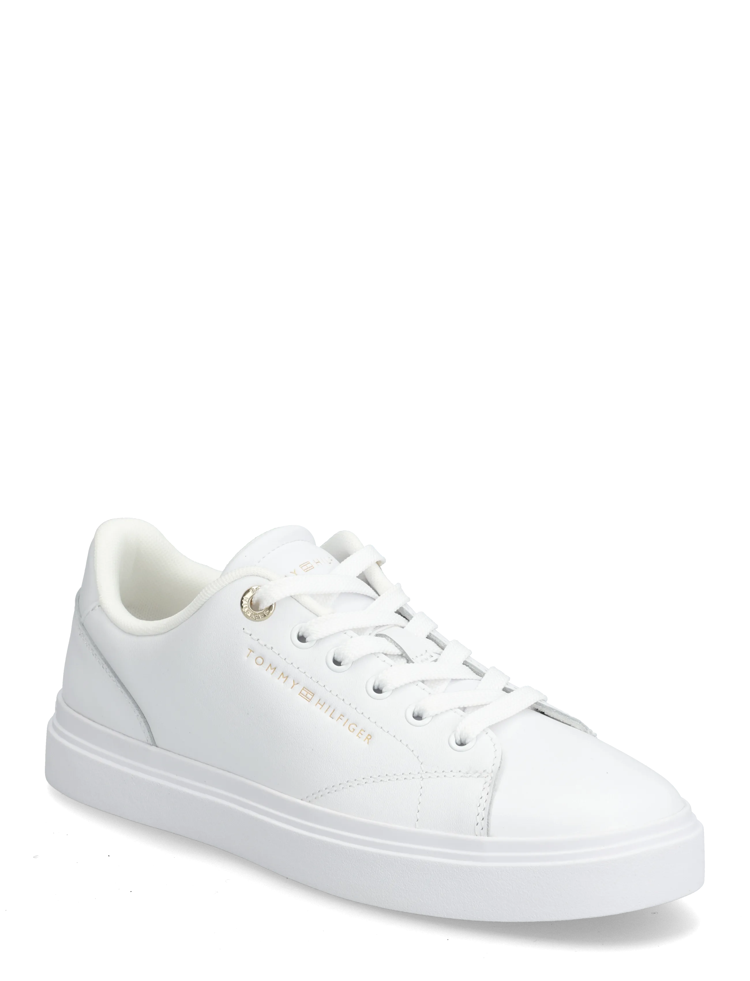 Tommy Hilfiger TH FEMININE CUPSOLE LEATHER - Nyheder - WHITE / white