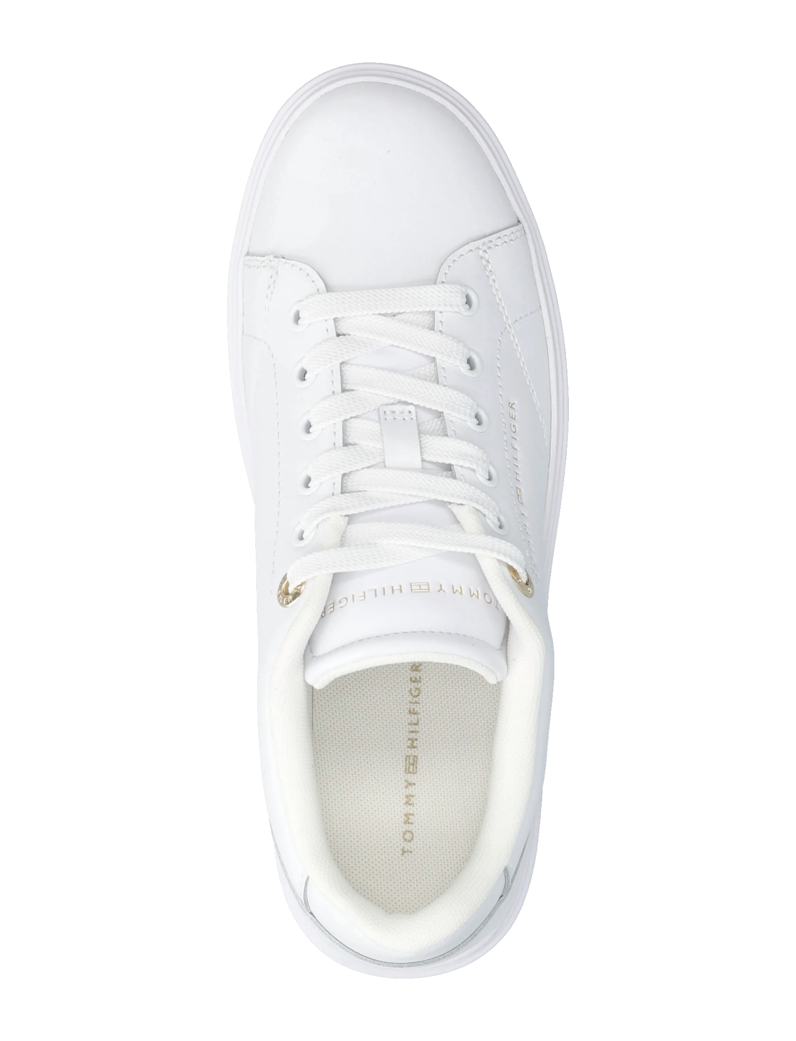 Tommy Hilfiger - TH FEMININE CUPSOLE LEATHER - konfirmationstøj - white - 3