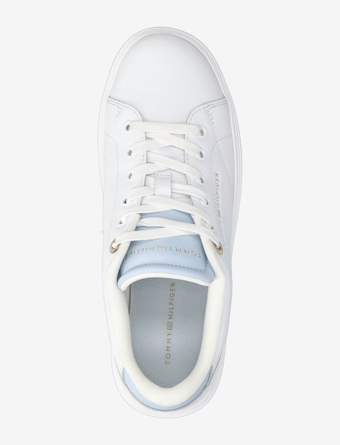 Tommy Hilfiger - TH FEMININE CUPSOLE LEATHER - konfirmatsioon - white breezy blue - 3