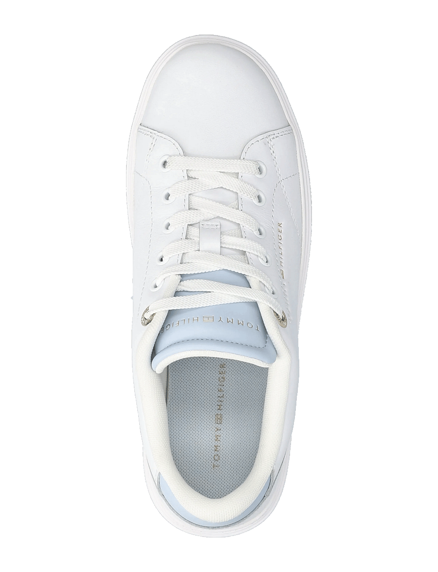 Tommy Hilfiger - TH FEMININE CUPSOLE LEATHER - konfirmation - white breezy blue - 3