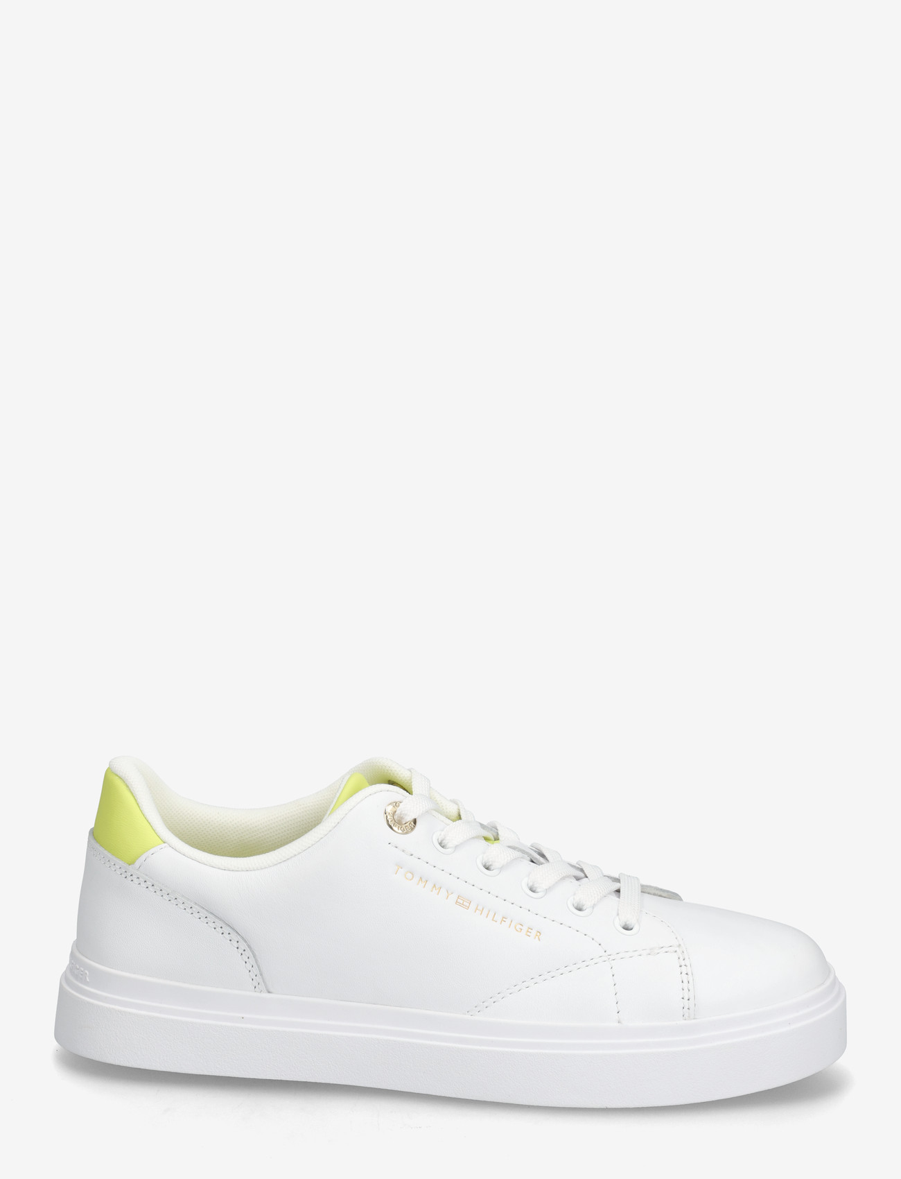 Tommy Hilfiger - TH FEMININE CUPSOLE LEATHER - konfirmatsioon - white lime zing - 1