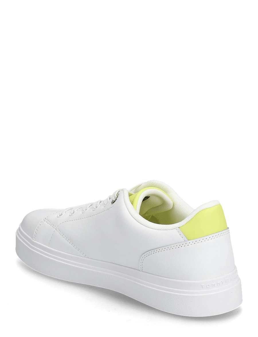 Tommy Hilfiger - TH FEMININE CUPSOLE LEATHER - konfirmation - white lime zing - 2
