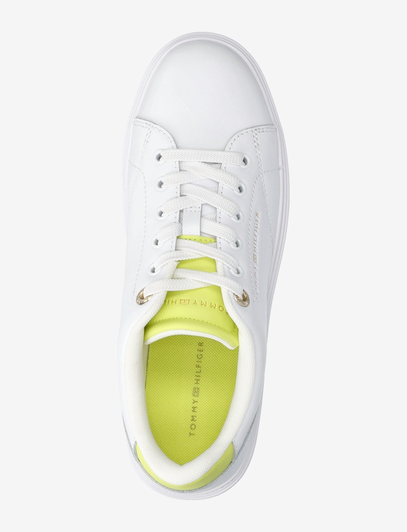 Tommy Hilfiger - TH FEMININE CUPSOLE LEATHER - konfirmatsioon - white lime zing - 3
