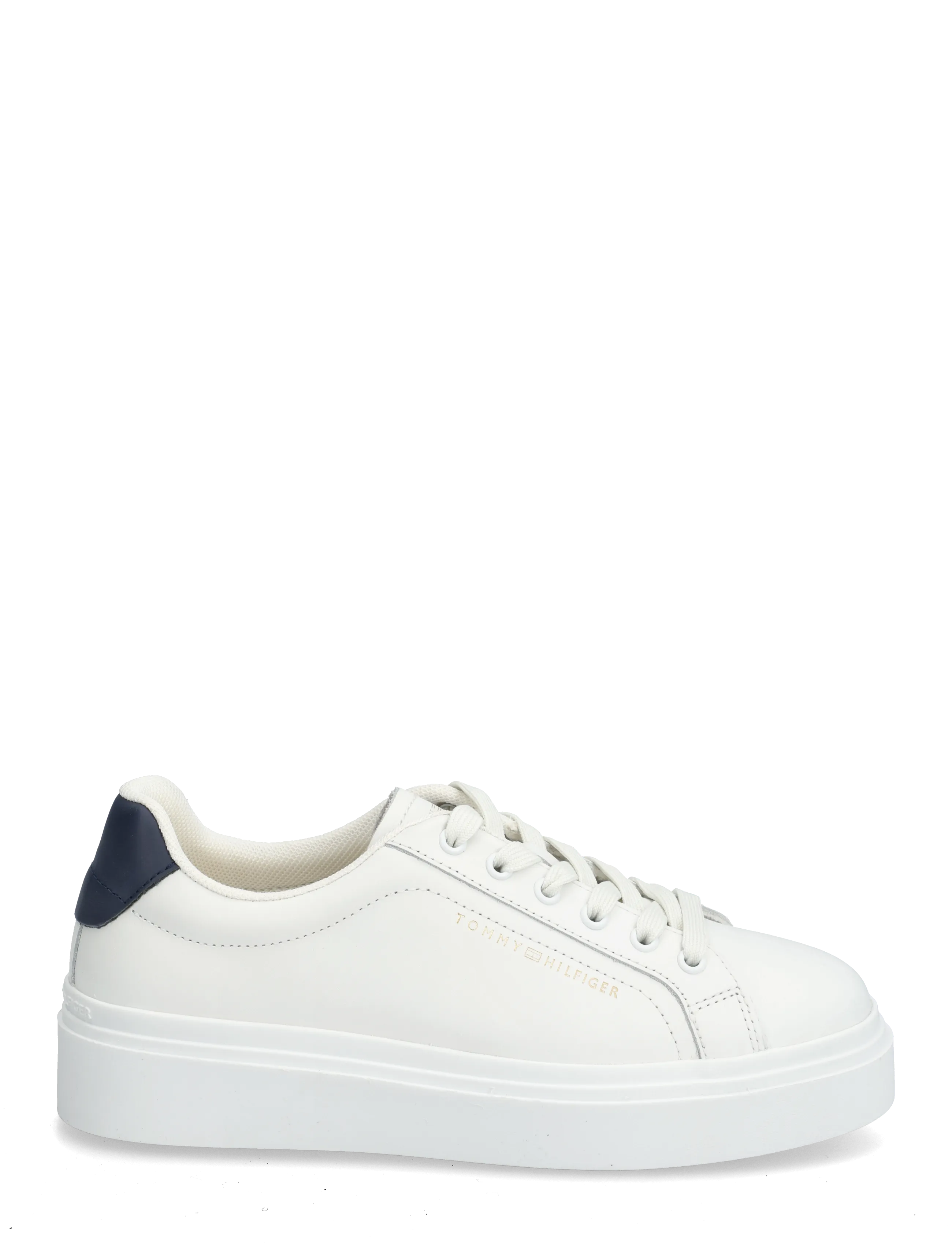 Tommy Hilfiger - TH CHIC CUPSOLE PLATFORM - niedrige sneakers - ecru space blue - 1