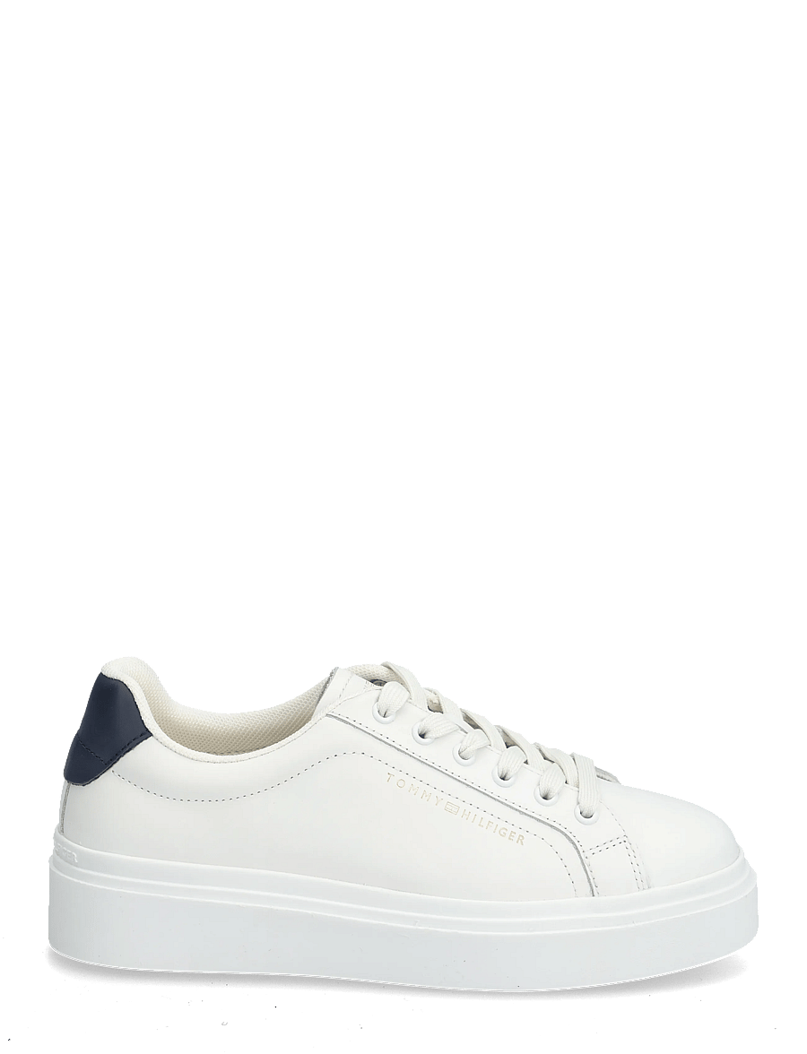 Tommy Hilfiger - TH CHIC CUPSOLE PLATFORM - konfirmation - ecru space blue - 1