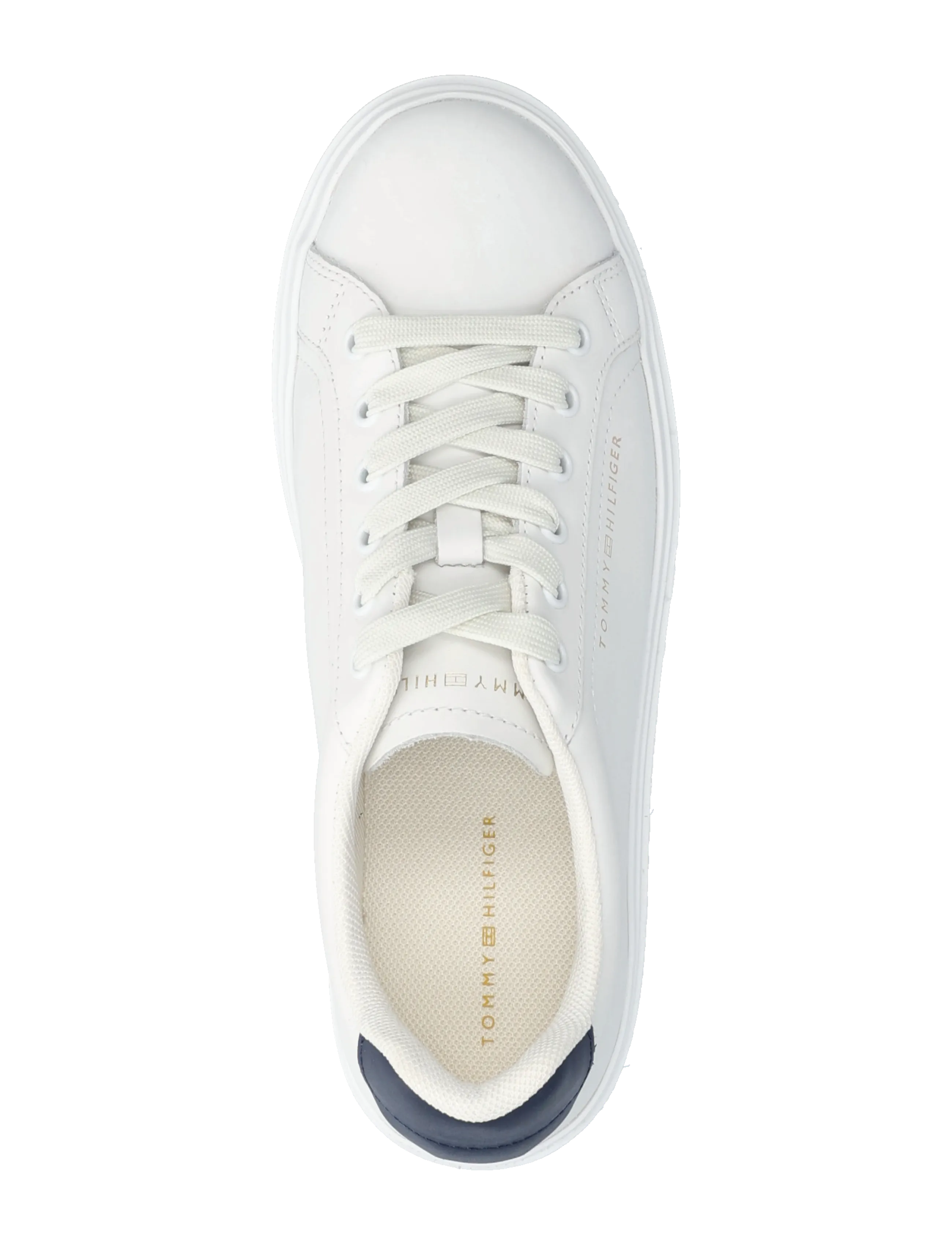 Tommy Hilfiger - TH CHIC CUPSOLE PLATFORM - niedrige sneakers - ecru space blue - 3