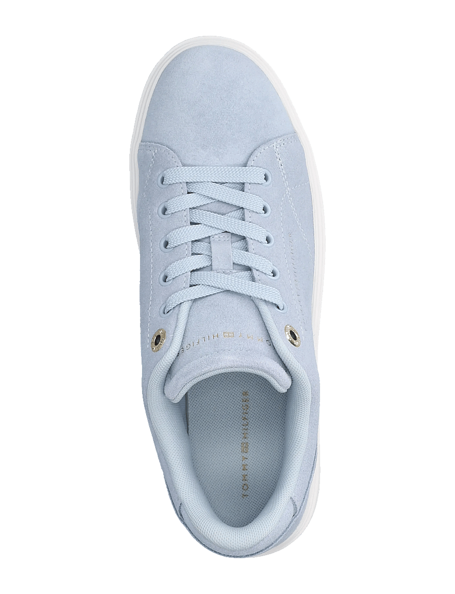 Tommy Hilfiger - TH FEMININE CUPSOLE SUEDE - laisvalaikio batai žemu aulu - breezy blue - 3