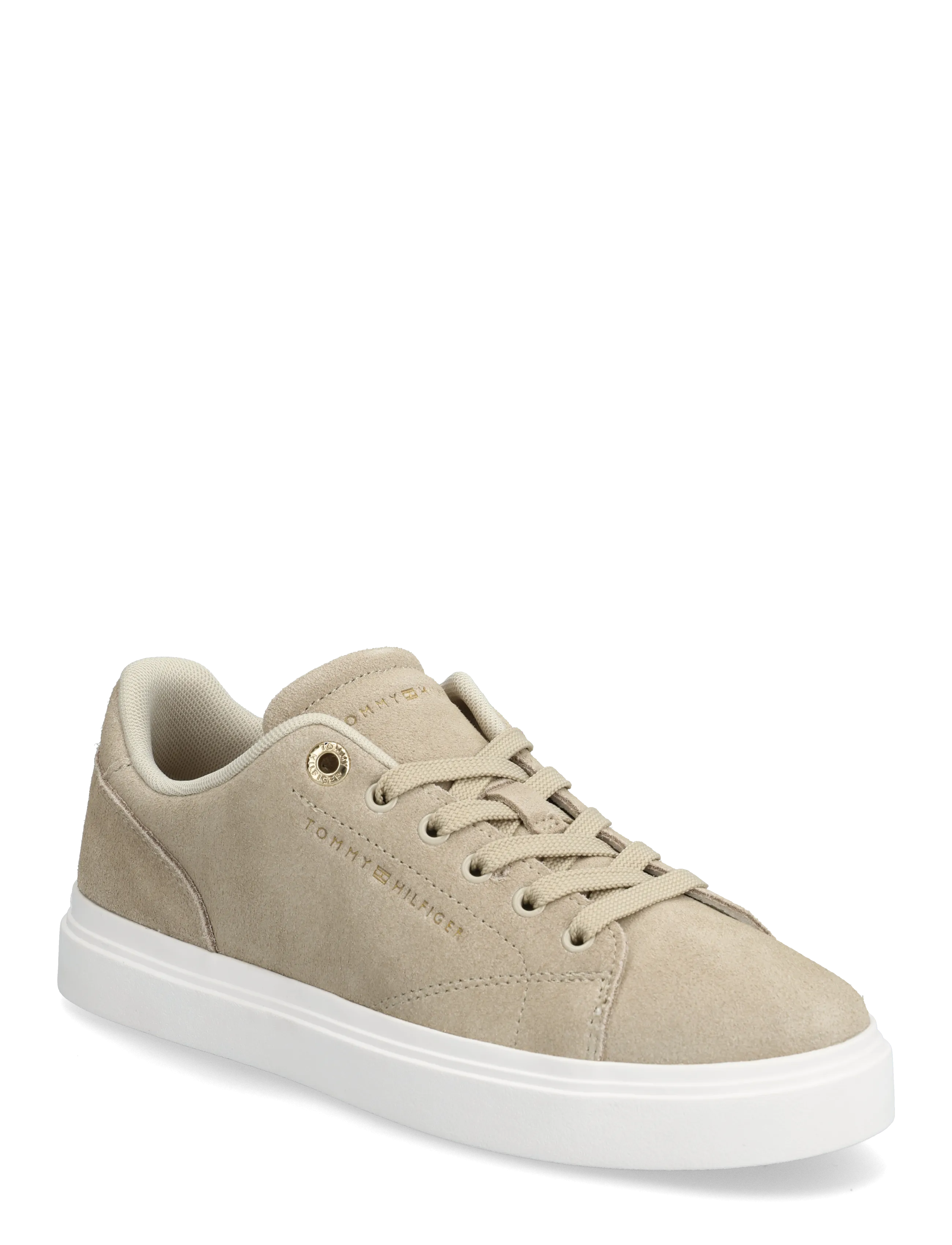 Tommy Hilfiger TH FEMININE CUPSOLE SUEDE - Sneakers - SANDALWOOD / beige