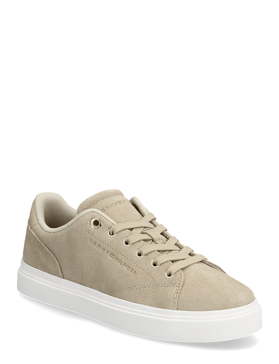 Tommy Hilfiger - TH FEMININE CUPSOLE SUEDE - madala säärega tossud - sandalwood - 0