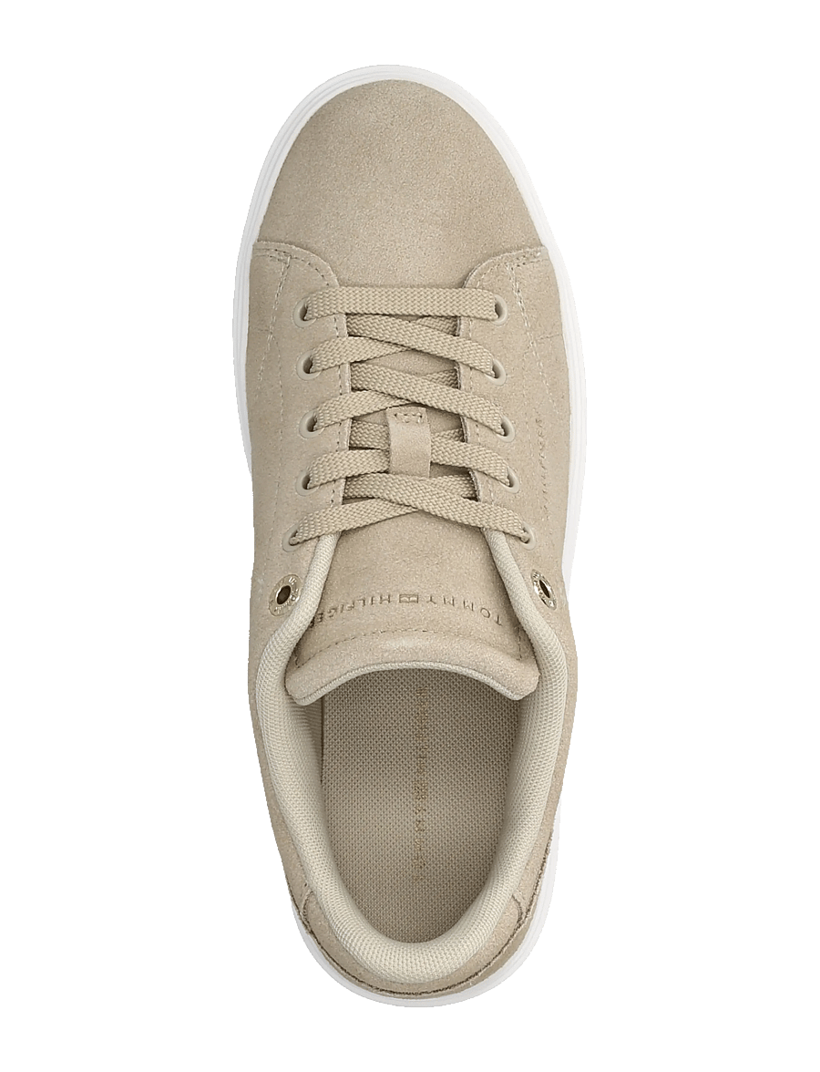 Tommy Hilfiger - TH FEMININE CUPSOLE SUEDE - madala säärega tossud - sandalwood - 3