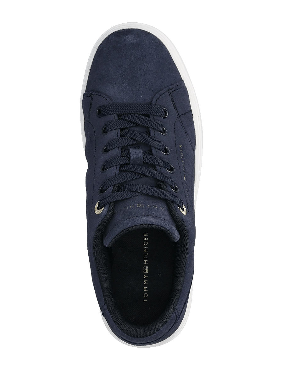 Tommy Hilfiger - TH FEMININE CUPSOLE SUEDE - madala säärega tossud - space blue - 3