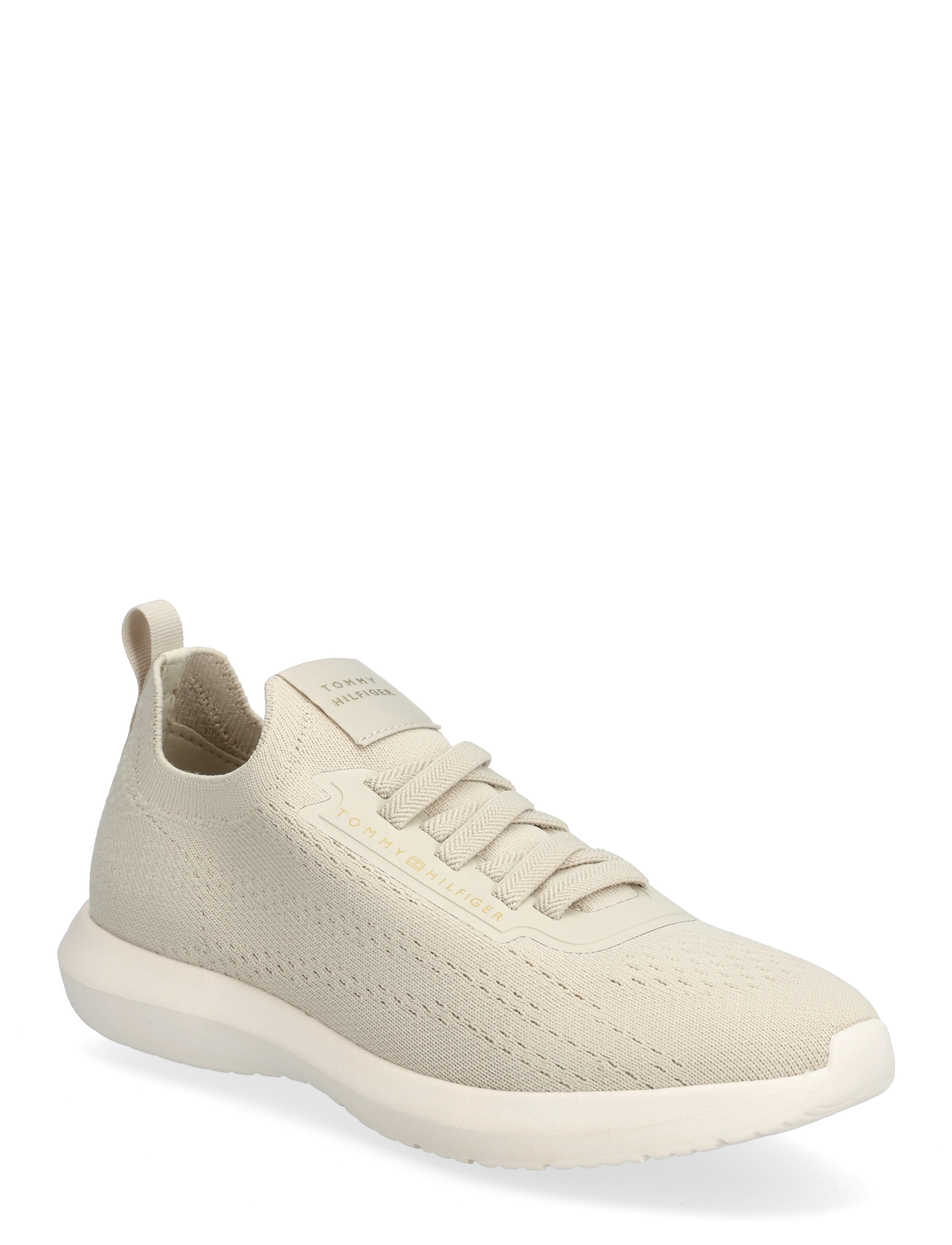 Tommy Hilfiger Th Knit Extralight Runner, 39, Sport Sneakers, Beige - Low Top Frauen