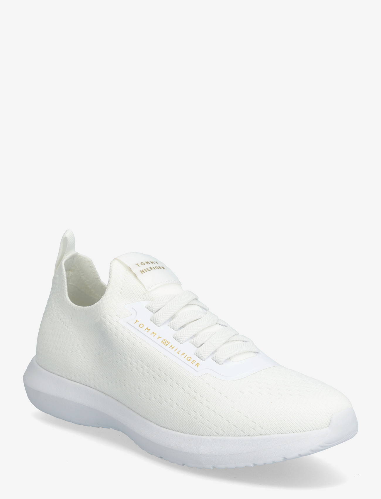Tommy Hilfiger - TH KNIT EXTRALIGHT RUNNER - låga sneakers - white - 0