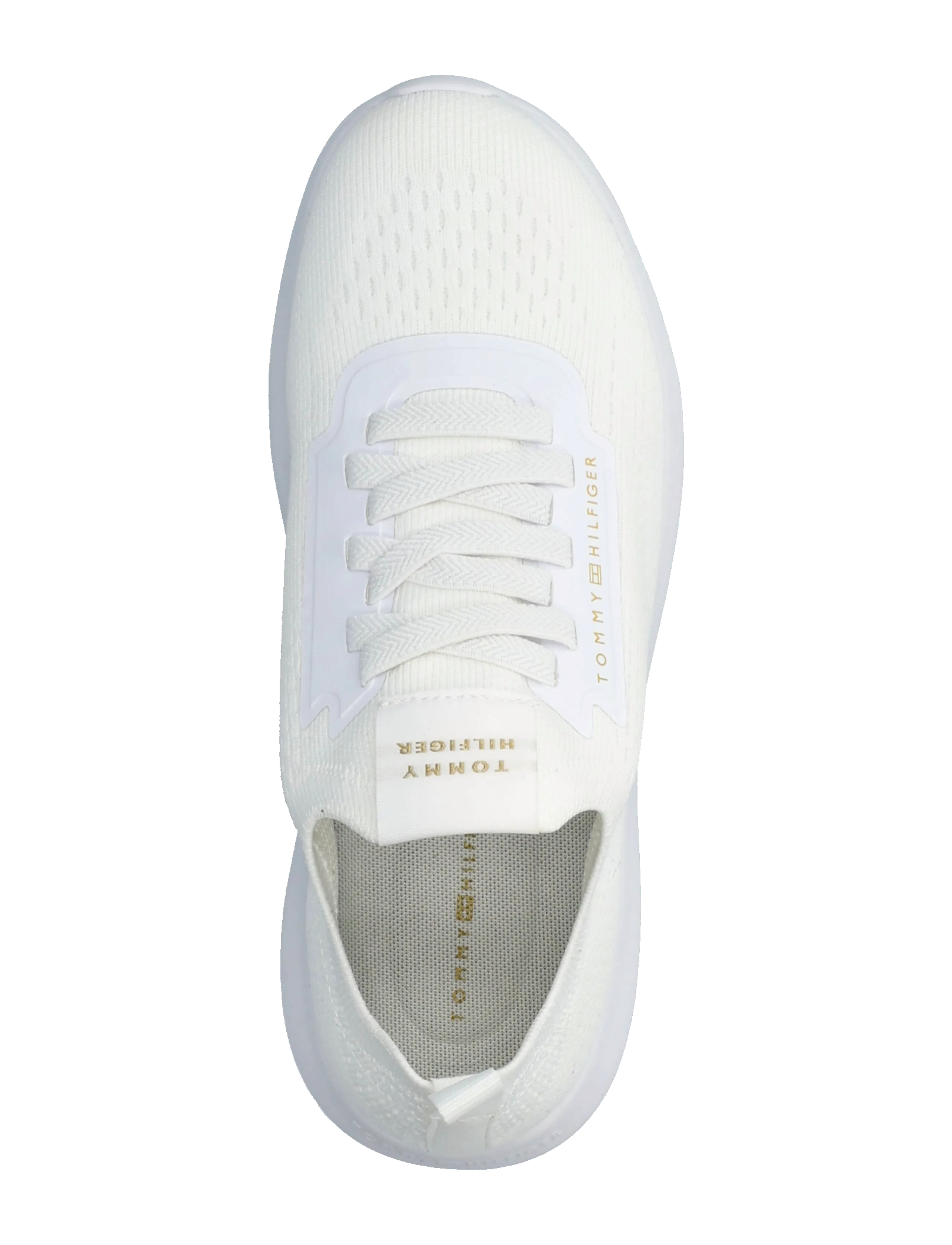Tommy Hilfiger - TH KNIT EXTRALIGHT RUNNER - lave sneakers - white - 3