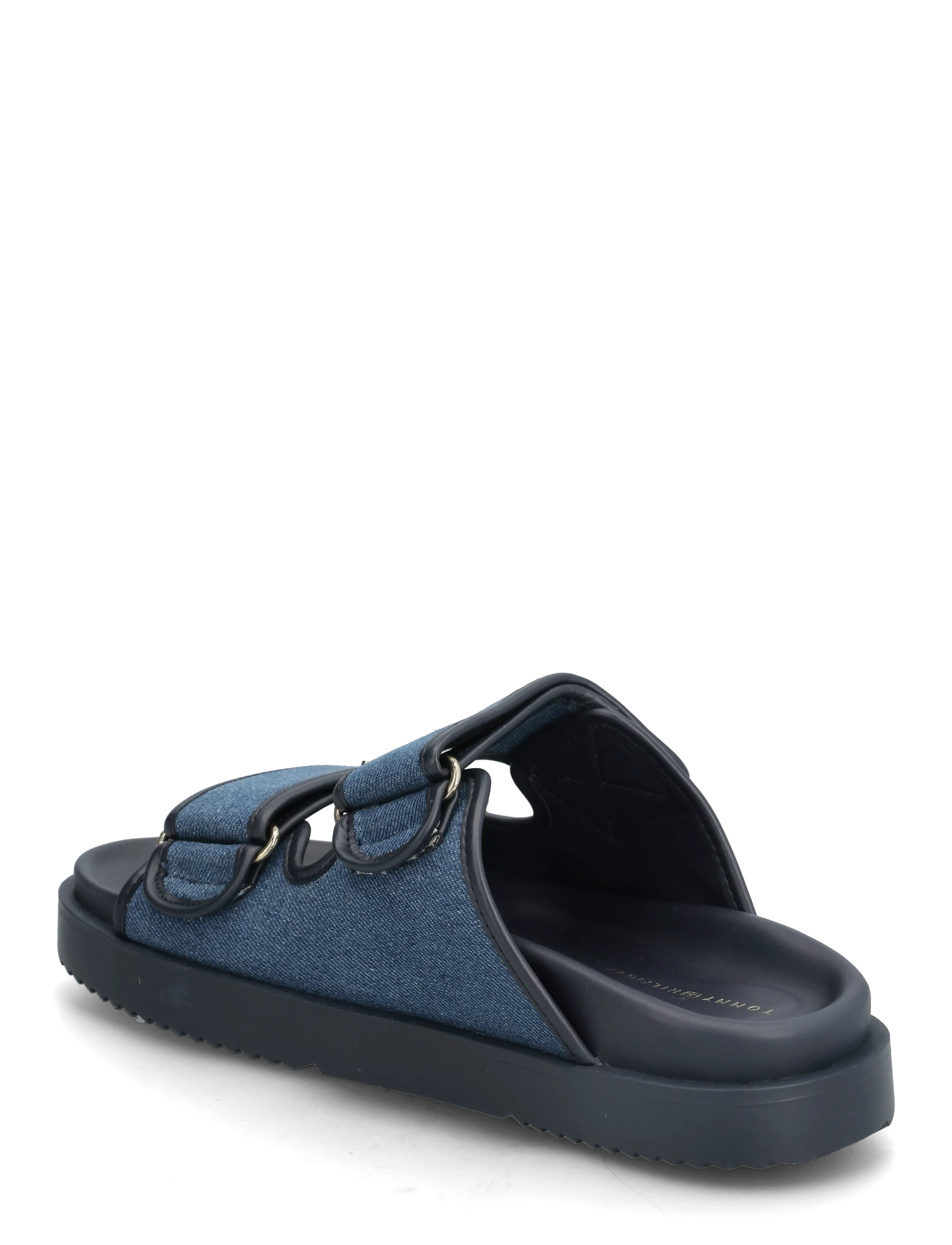 Tommy Hilfiger - DOUBLE STRAP DENIM SANDAL - platta sandaler - denim - 2