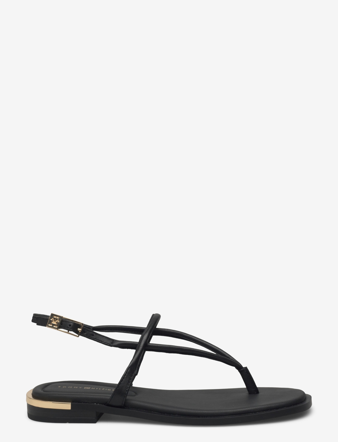 Tommy Hilfiger - GOLD HEEL DRESSY SANDAL - black - 1