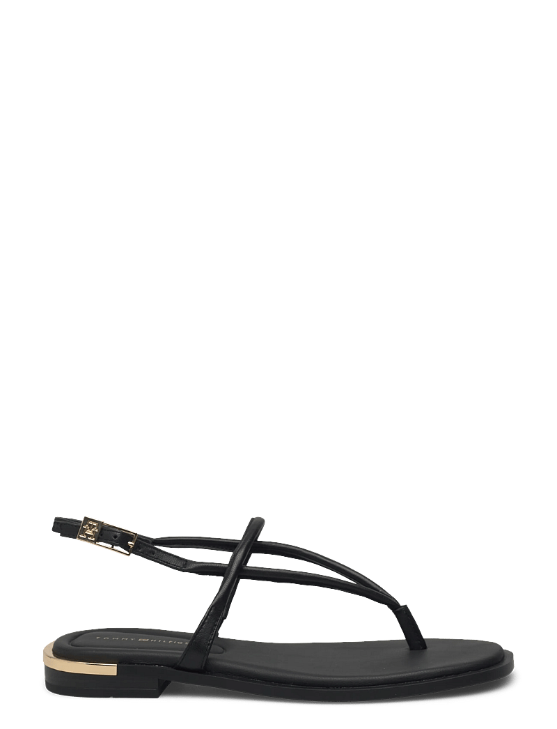 Tommy Hilfiger - GOLD HEEL DRESSY SANDAL - black - 1