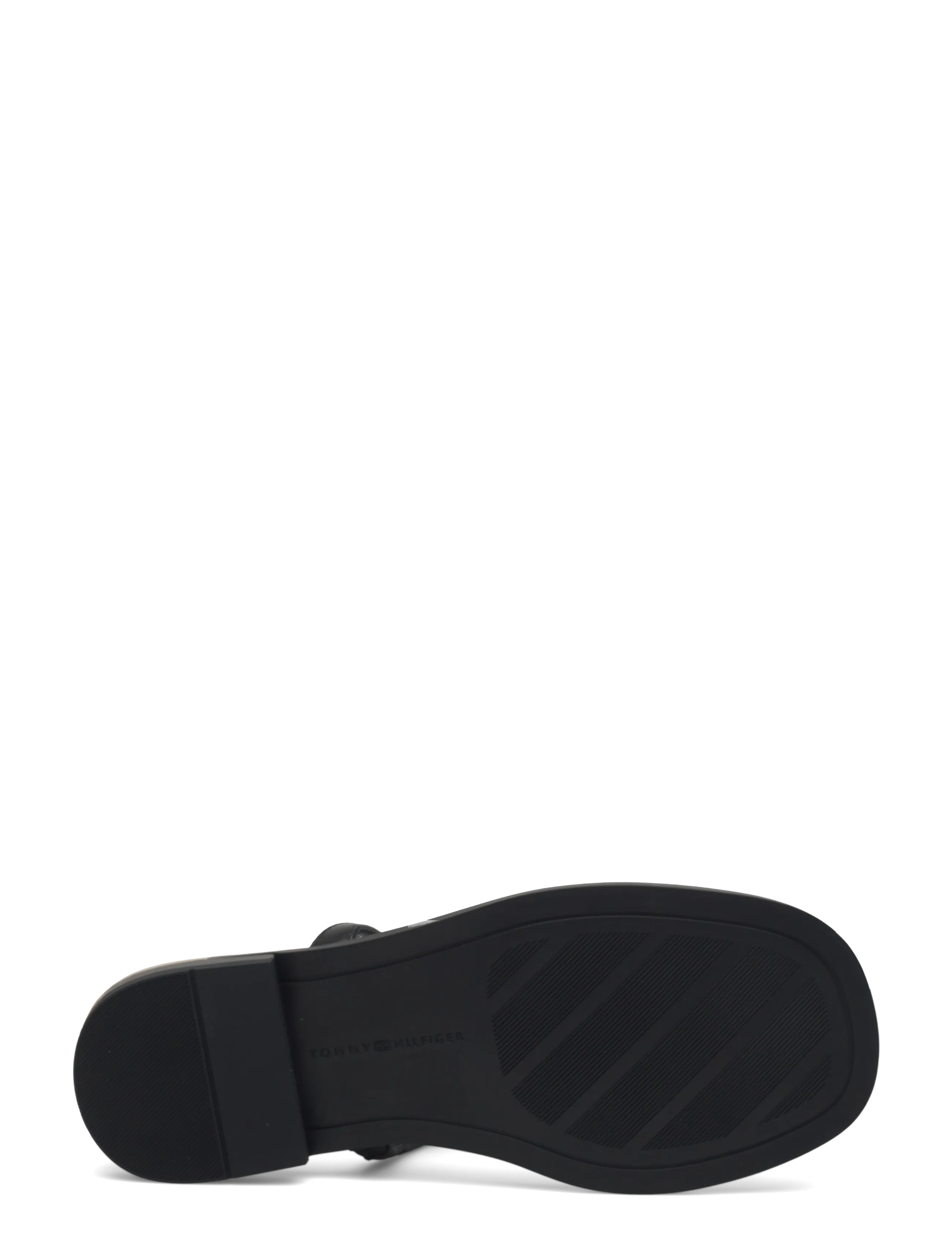 Tommy Hilfiger - GOLD HEEL DRESSY SANDAL - sandales plates - black - 4