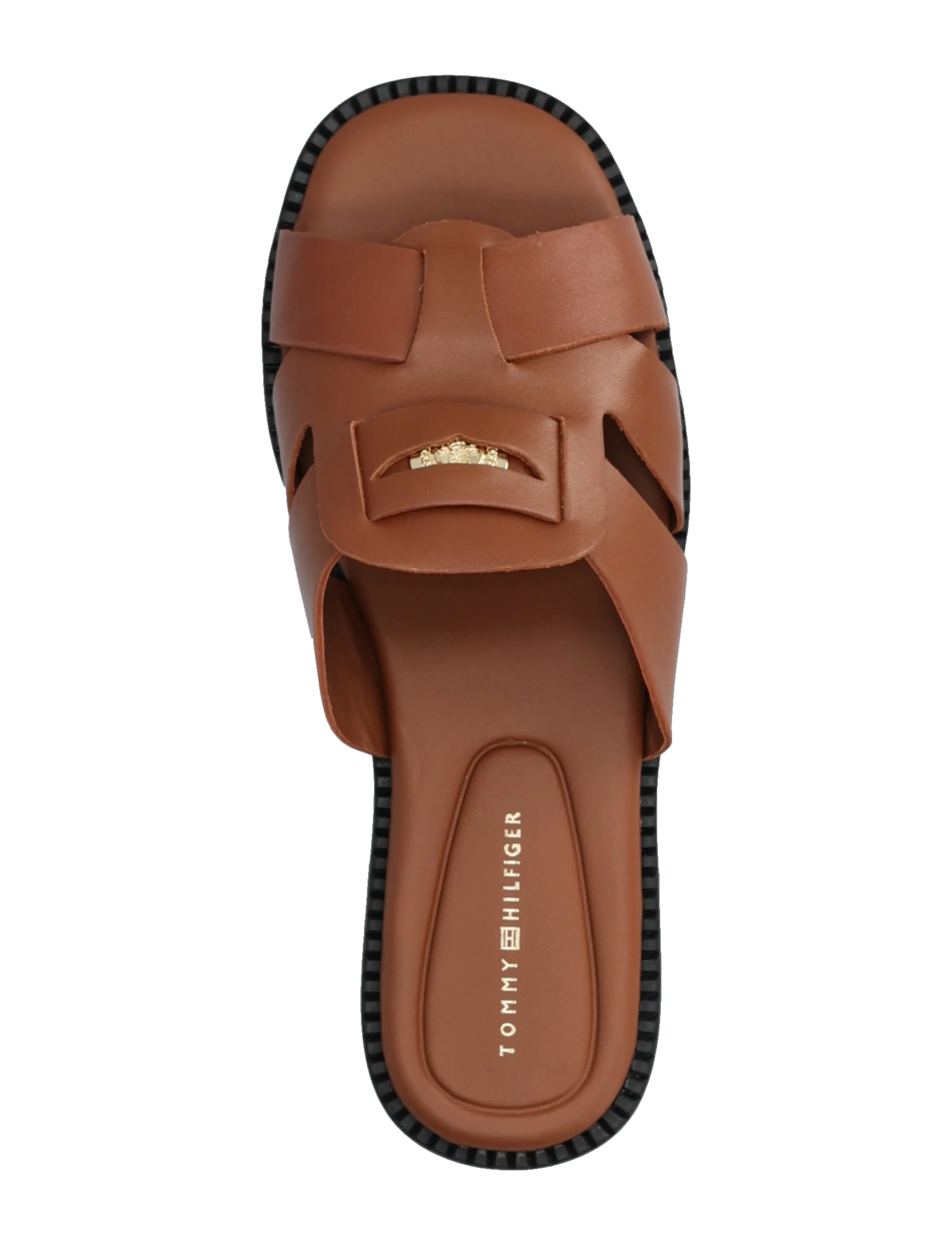 Tommy Hilfiger - COIN LEATHER SANDAL - flade sandaler - warm bronze - 4