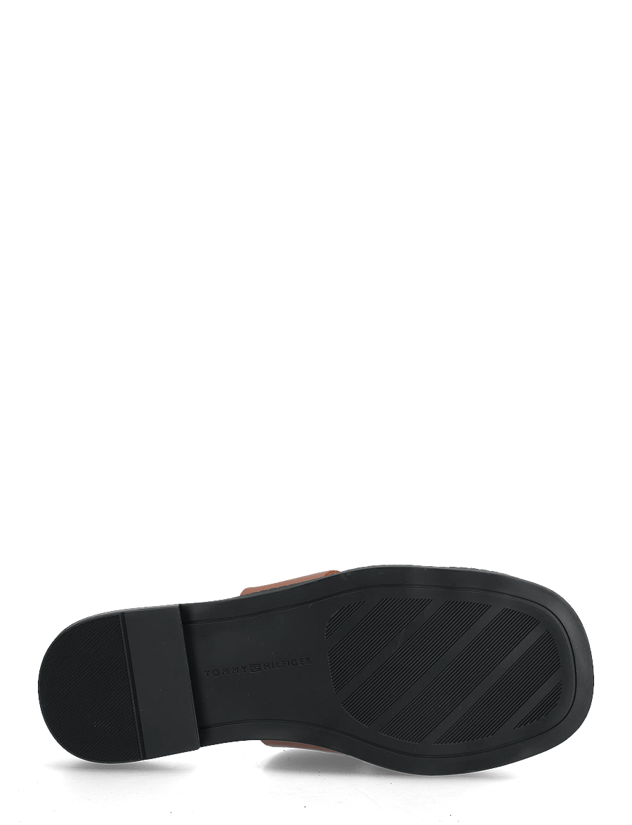 Tommy Hilfiger - COIN LEATHER SANDAL - flade sandaler - warm bronze - 5