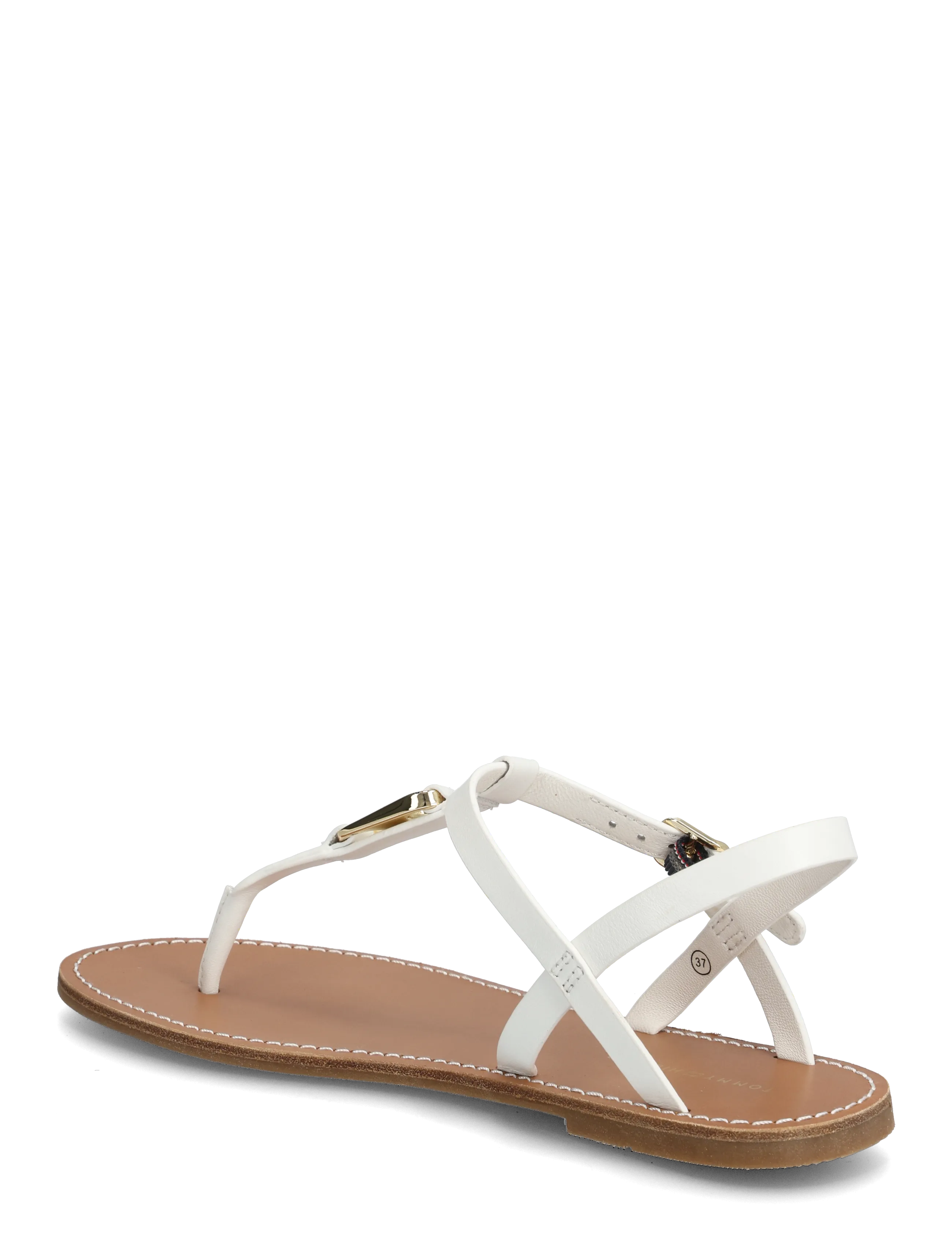 Tommy Hilfiger - LEATHER THONG SANDAL - kontsata sandaalid - ecru - 2