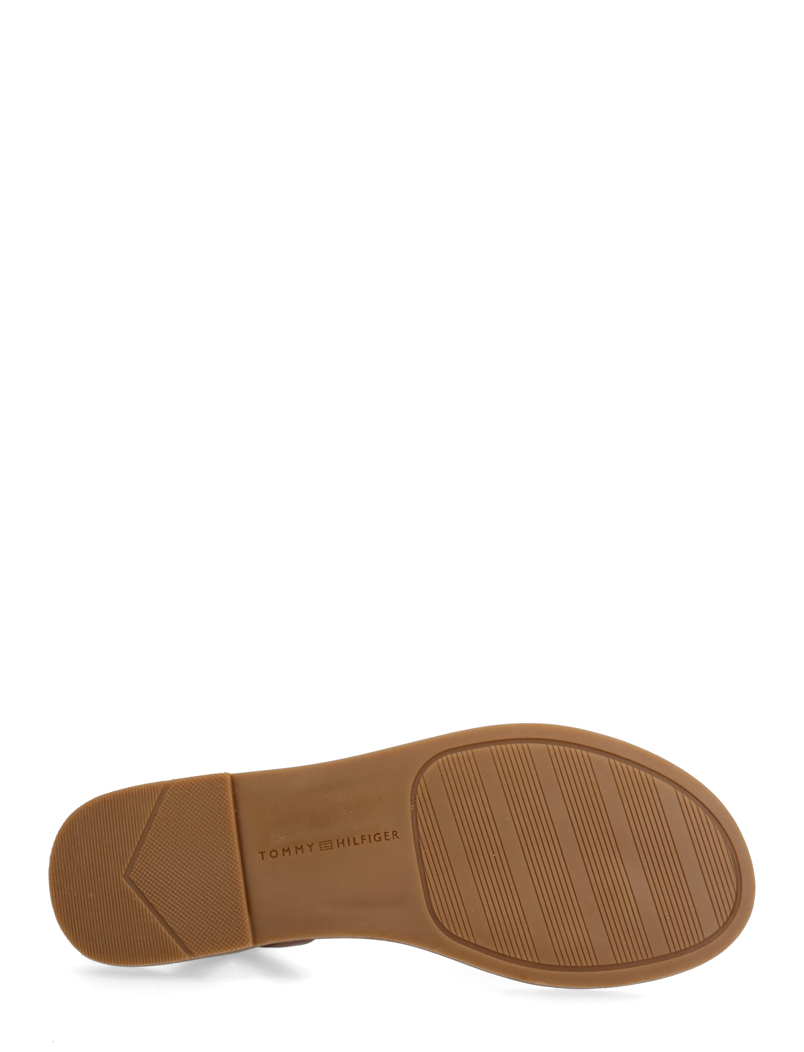 Tommy Hilfiger - LEATHER THONG SANDAL - flade sandaler - warm bronze - 4