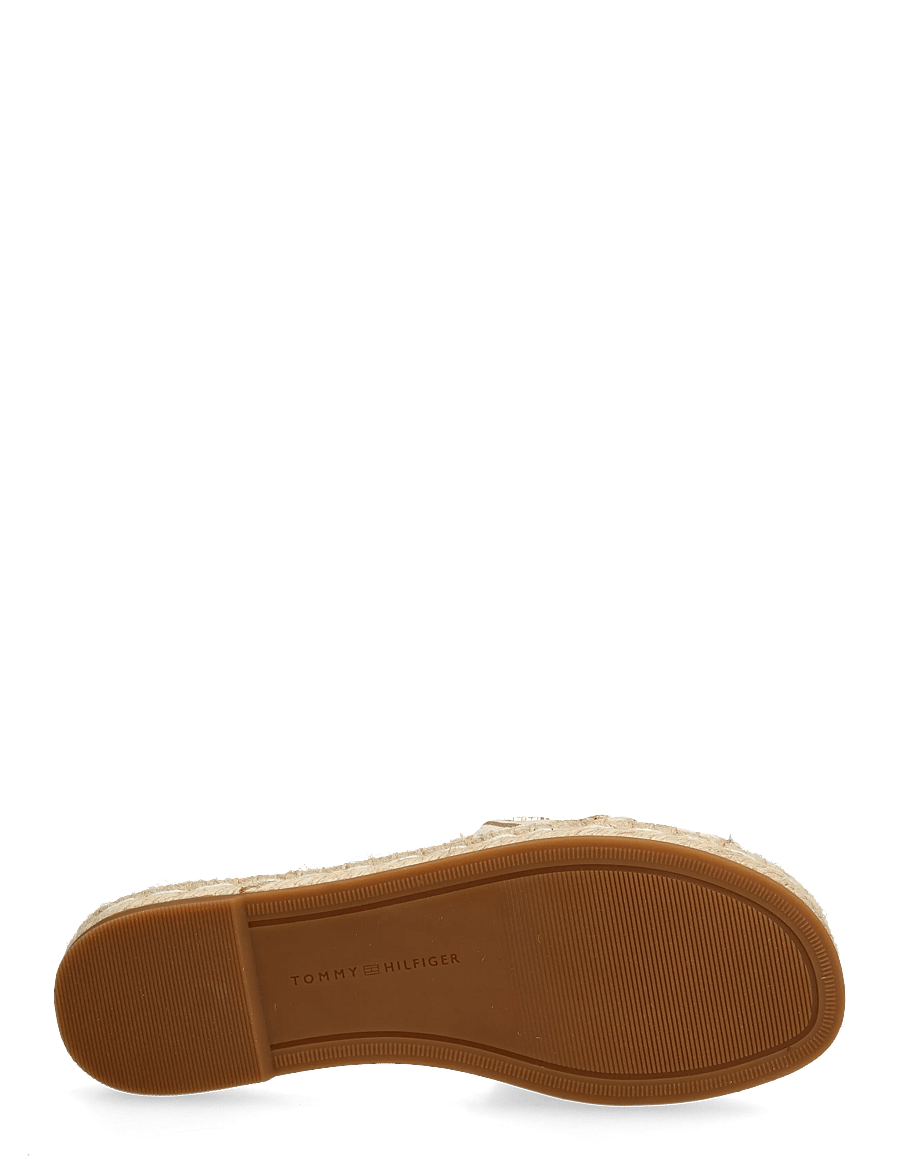 Tommy Hilfiger - ESPADRILLE MULE SANDAL STRIPES - flache sandalen - soft cream - 4