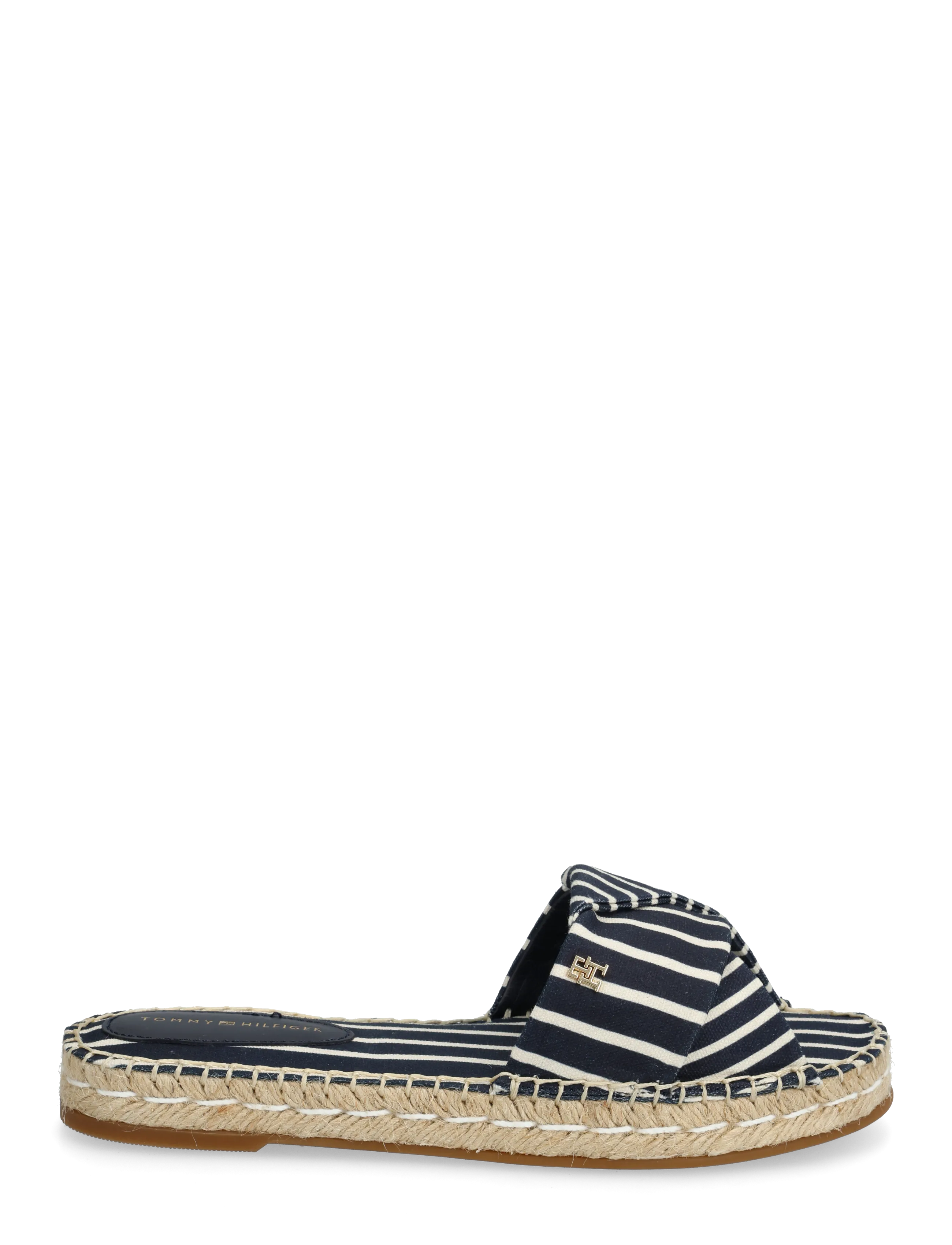 Tommy Hilfiger - ESPADRILLE MULE SANDAL STRIPES - flade sandaler - space blue - 1