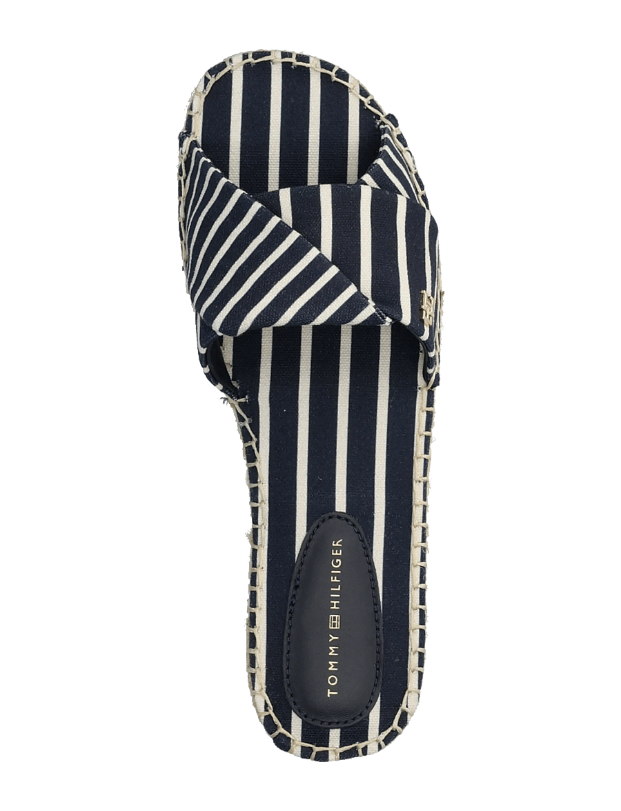 Tommy Hilfiger - ESPADRILLE MULE SANDAL STRIPES - flache sandalen - space blue - 3