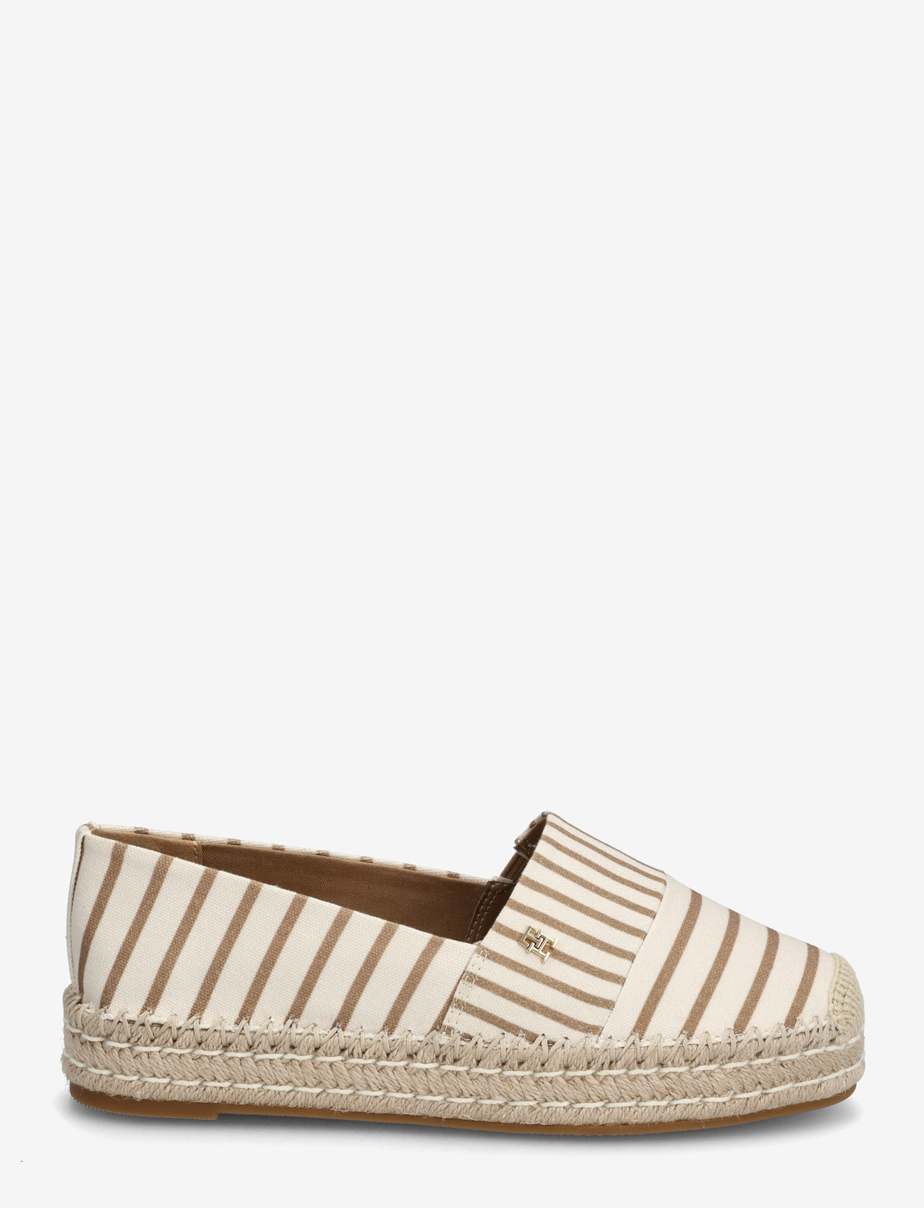 Tommy Hilfiger - TH PLATFORM ESPADRILLE STRIPES - espadrilles - soft cream - 1
