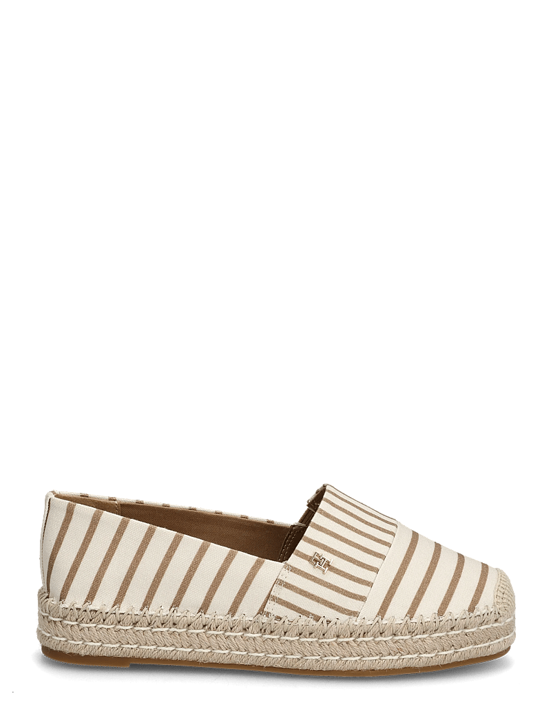Tommy Hilfiger - TH PLATFORM ESPADRILLE STRIPES - espadrilles - soft cream - 1