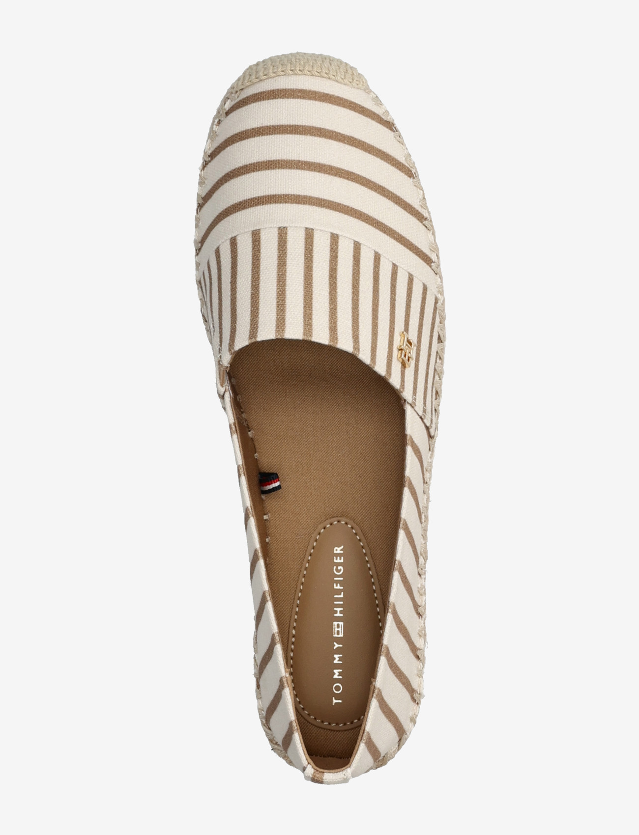 Tommy Hilfiger - TH PLATFORM ESPADRILLE STRIPES - espadrilles - soft cream - 3