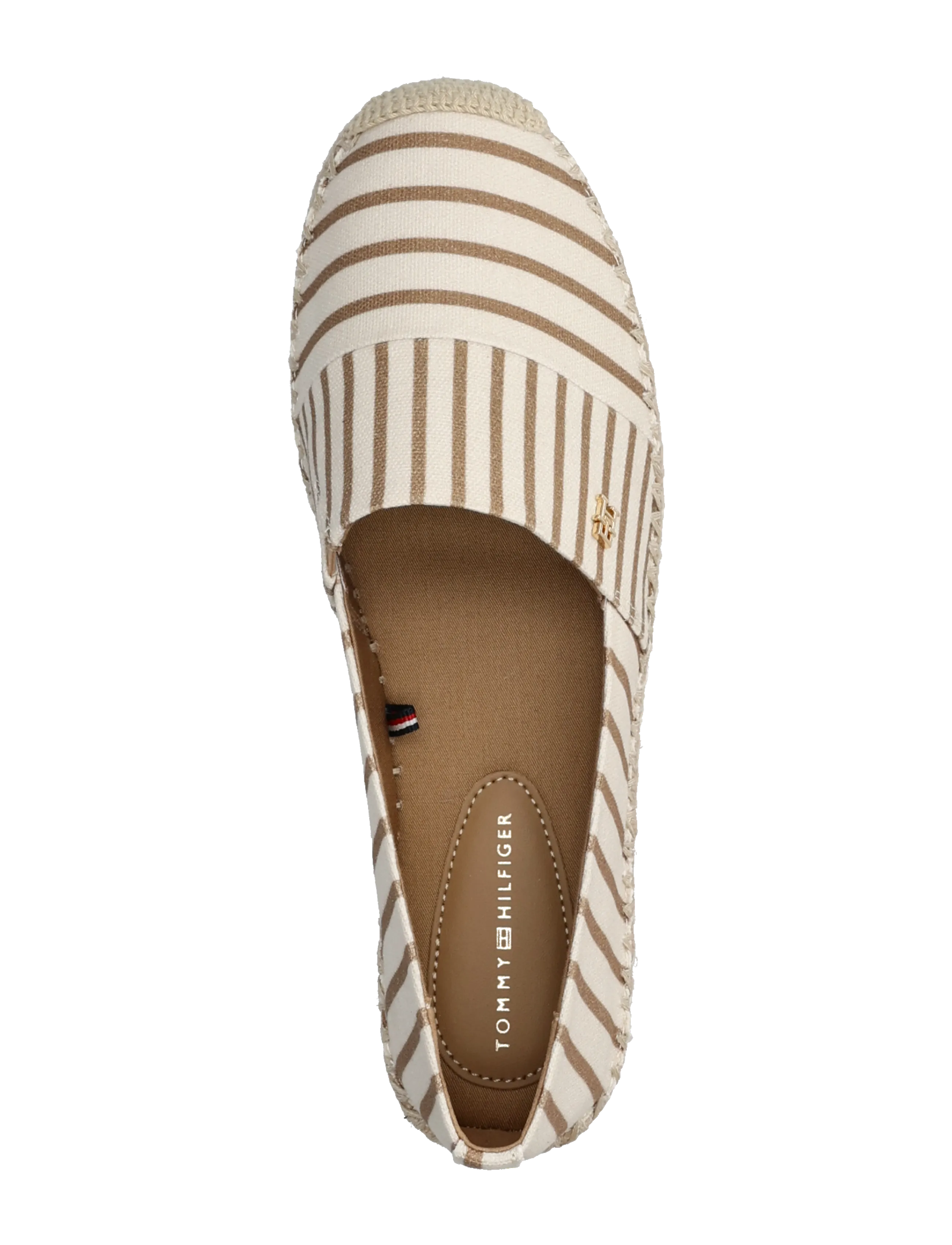 Tommy Hilfiger - TH PLATFORM ESPADRILLE STRIPES - espadrilles - soft cream - 3