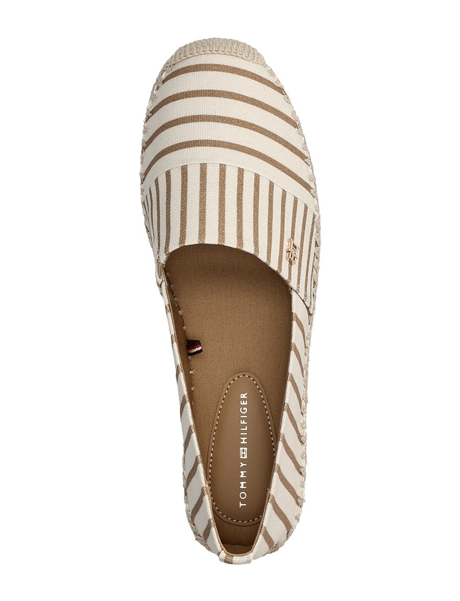 Tommy Hilfiger - TH PLATFORM ESPADRILLE STRIPES - espadrillid - soft cream - 3