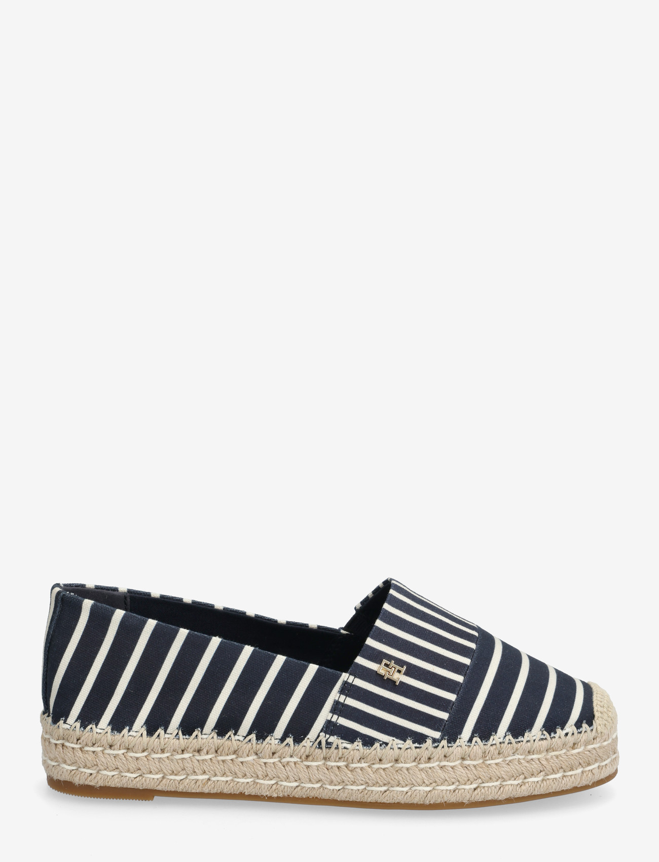 Tommy Hilfiger - TH PLATFORM ESPADRILLE STRIPES - espadrillid - space blue - 1