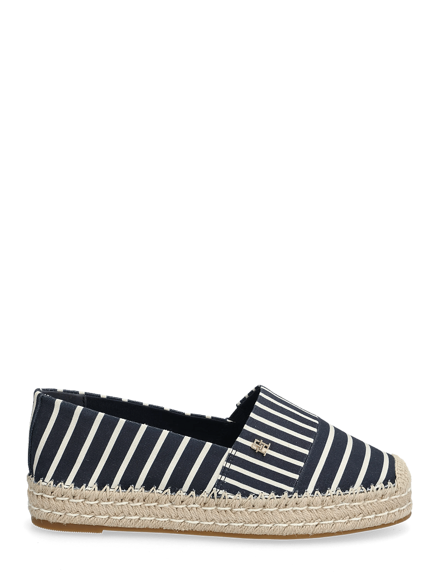 Tommy Hilfiger - TH PLATFORM ESPADRILLE STRIPES - espadrilles - space blue - 1