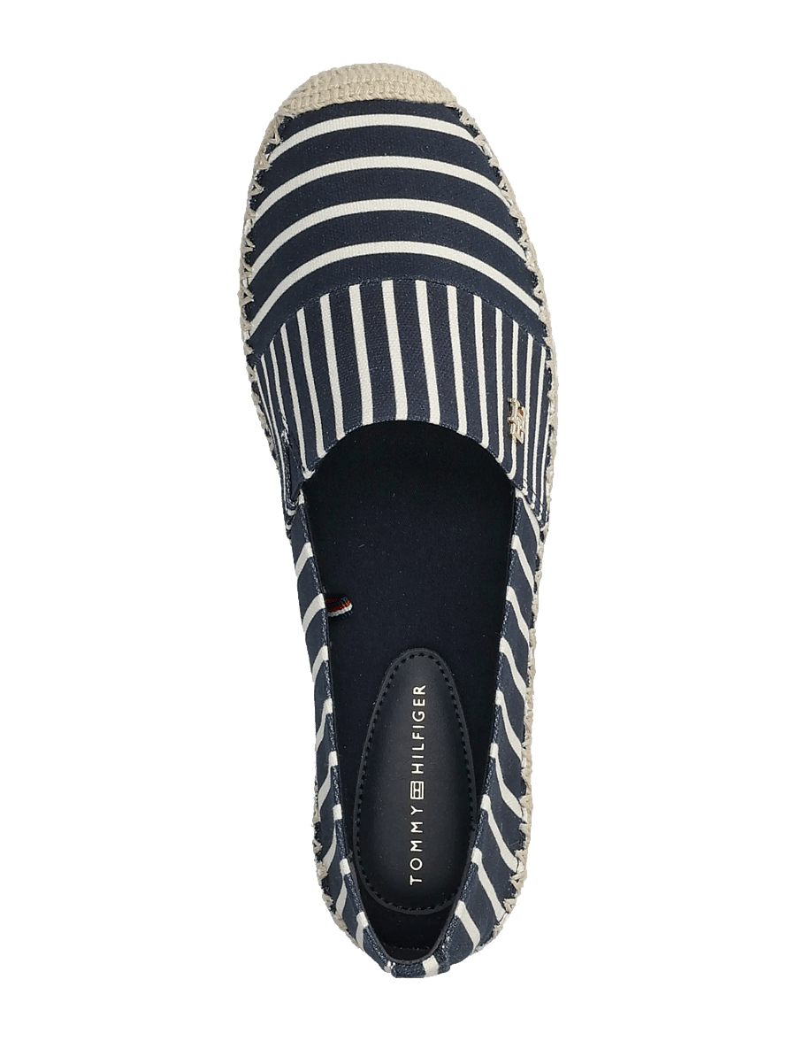Tommy Hilfiger - TH PLATFORM ESPADRILLE STRIPES - espadrilles - space blue - 3