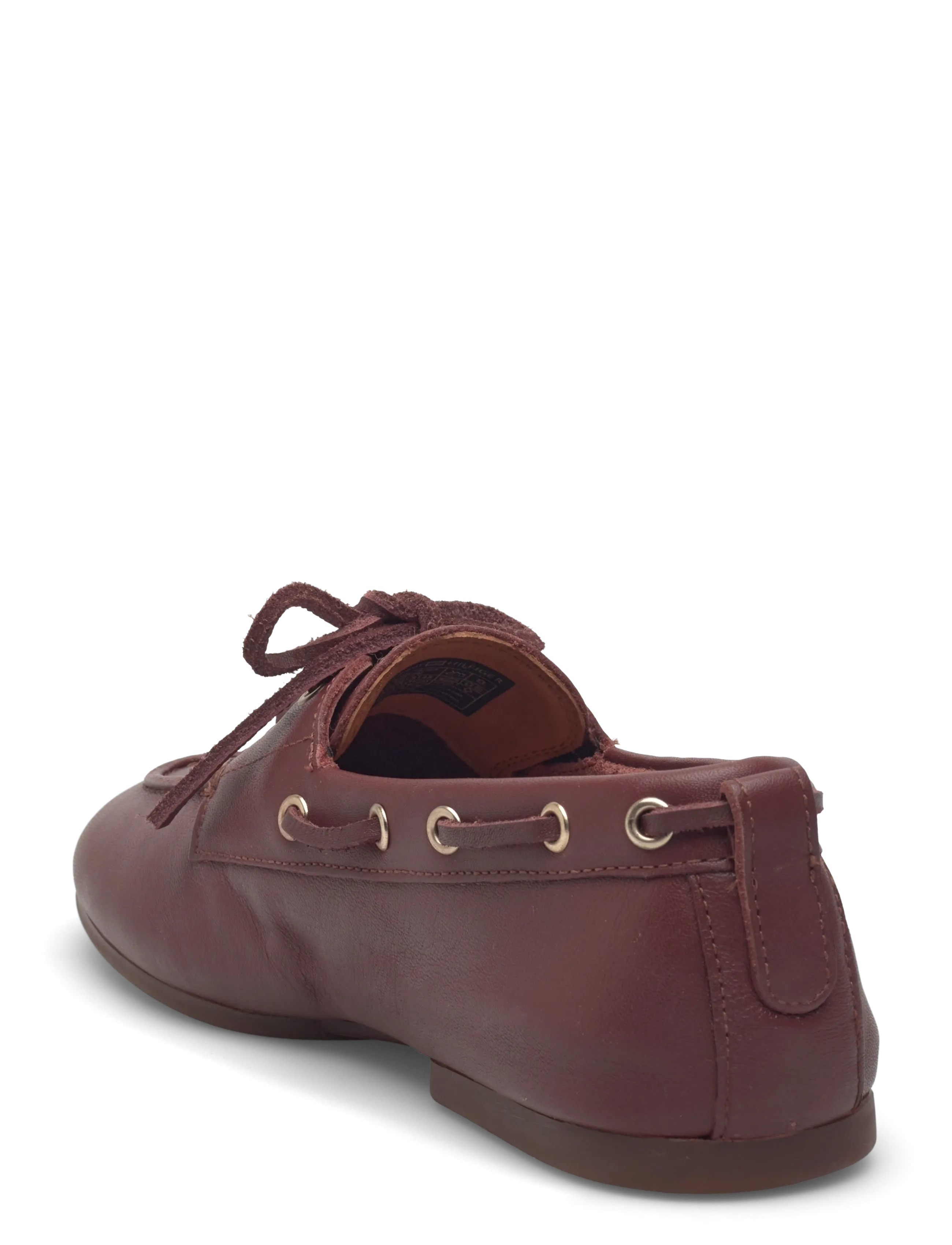 Tommy Hilfiger - TH SLEEK LEATHER BOAT SHOE - sejlersko - cherry chestnut - 2