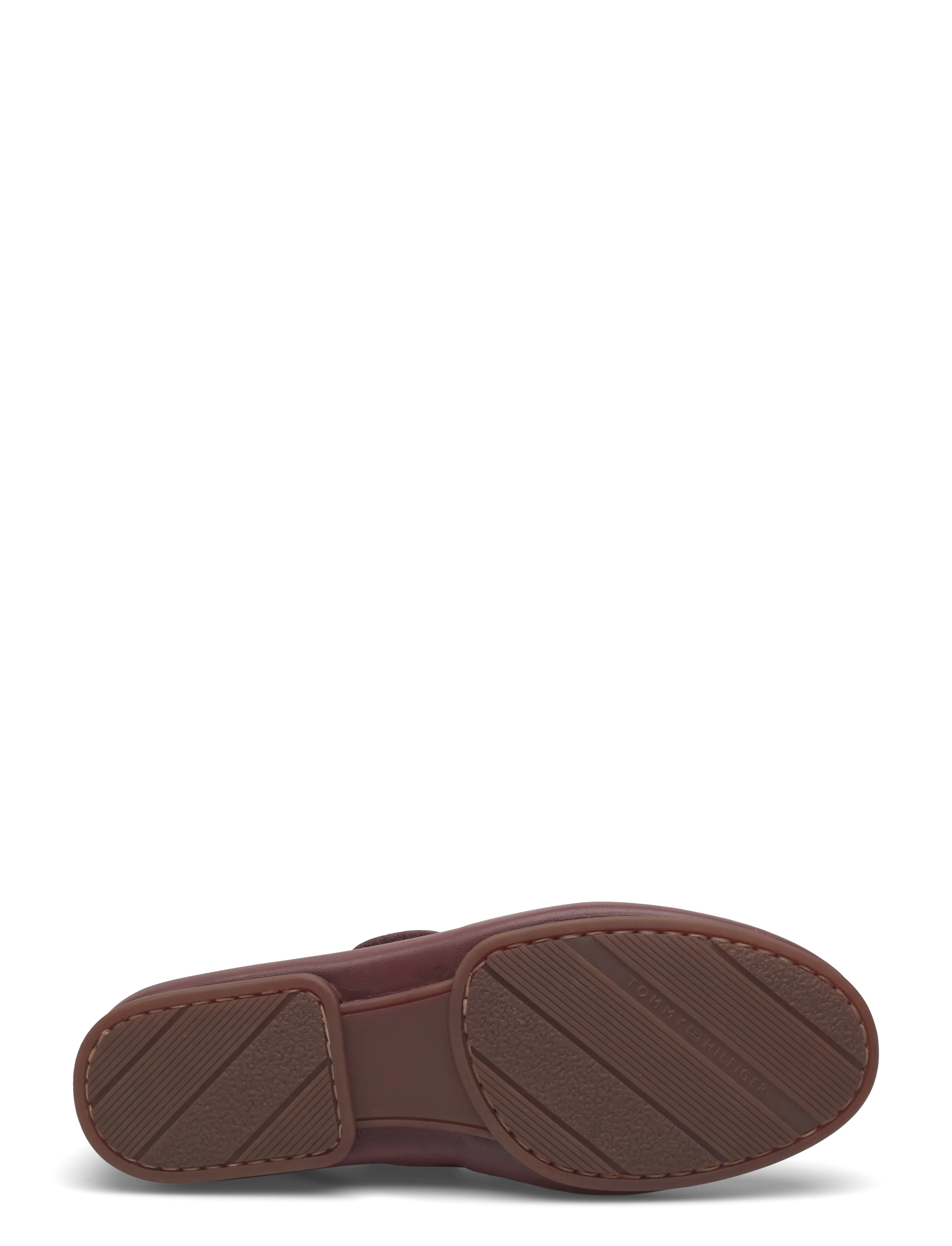 Tommy Hilfiger - TH SLEEK LEATHER BOAT SHOE - sejlersko - cherry chestnut - 4