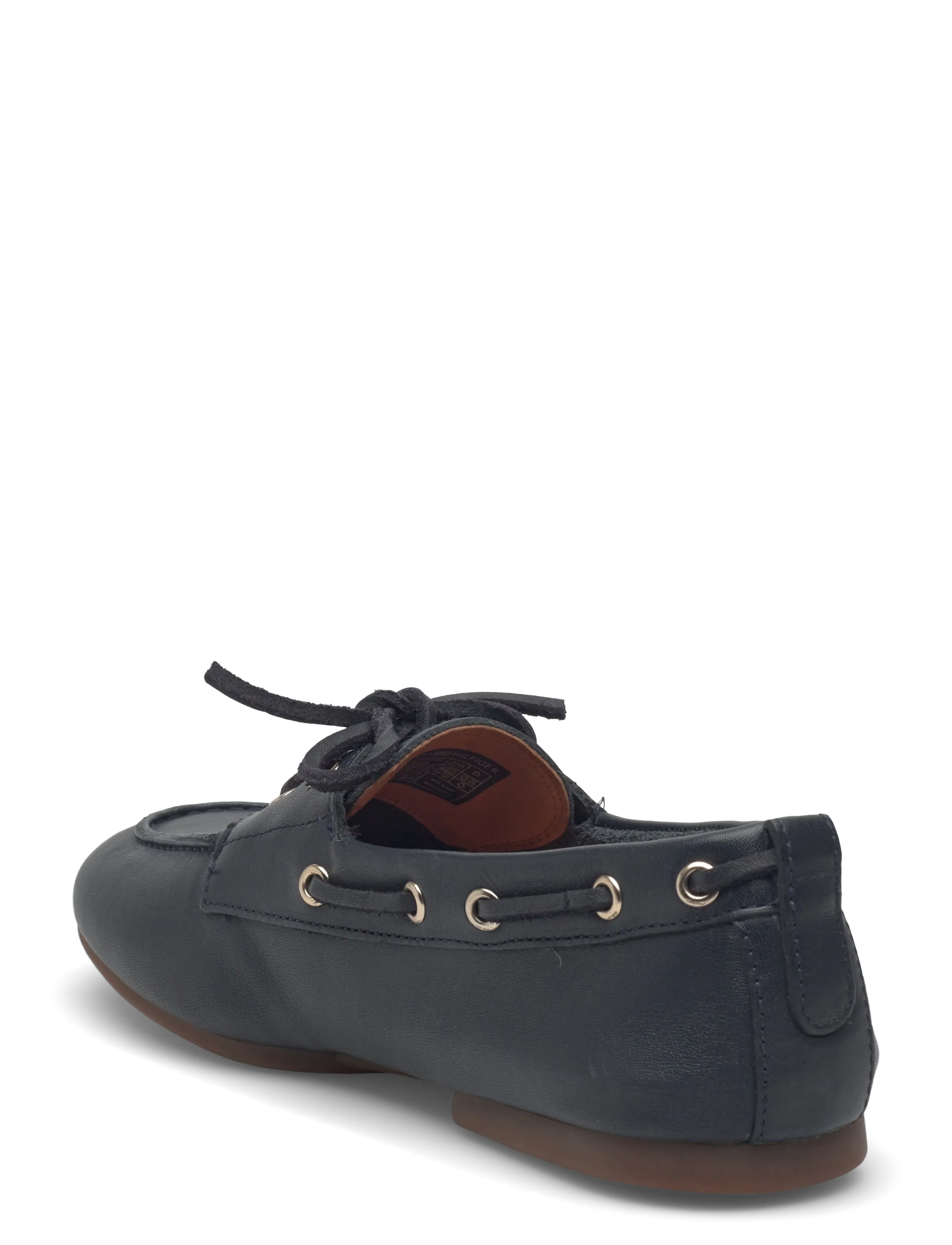 Tommy Hilfiger - TH SLEEK LEATHER BOAT SHOE - bootsschuhe - space blue - 2