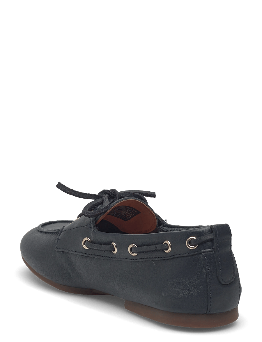 Tommy Hilfiger - TH SLEEK LEATHER BOAT SHOE - bootsschuhe - space blue - 2
