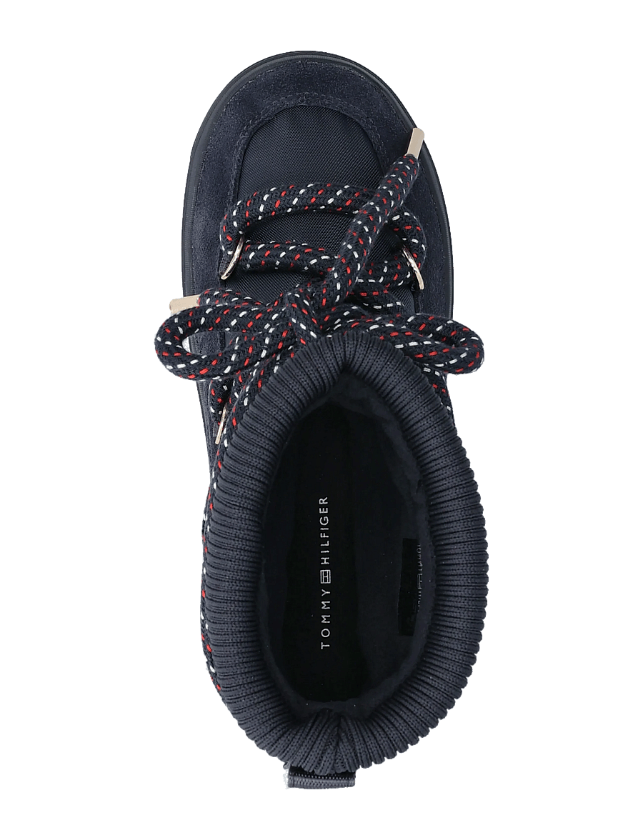 Tommy Hilfiger - TOMMYTECH RWB SNOWBOOT WARM - winterschuhe - space blue - 3