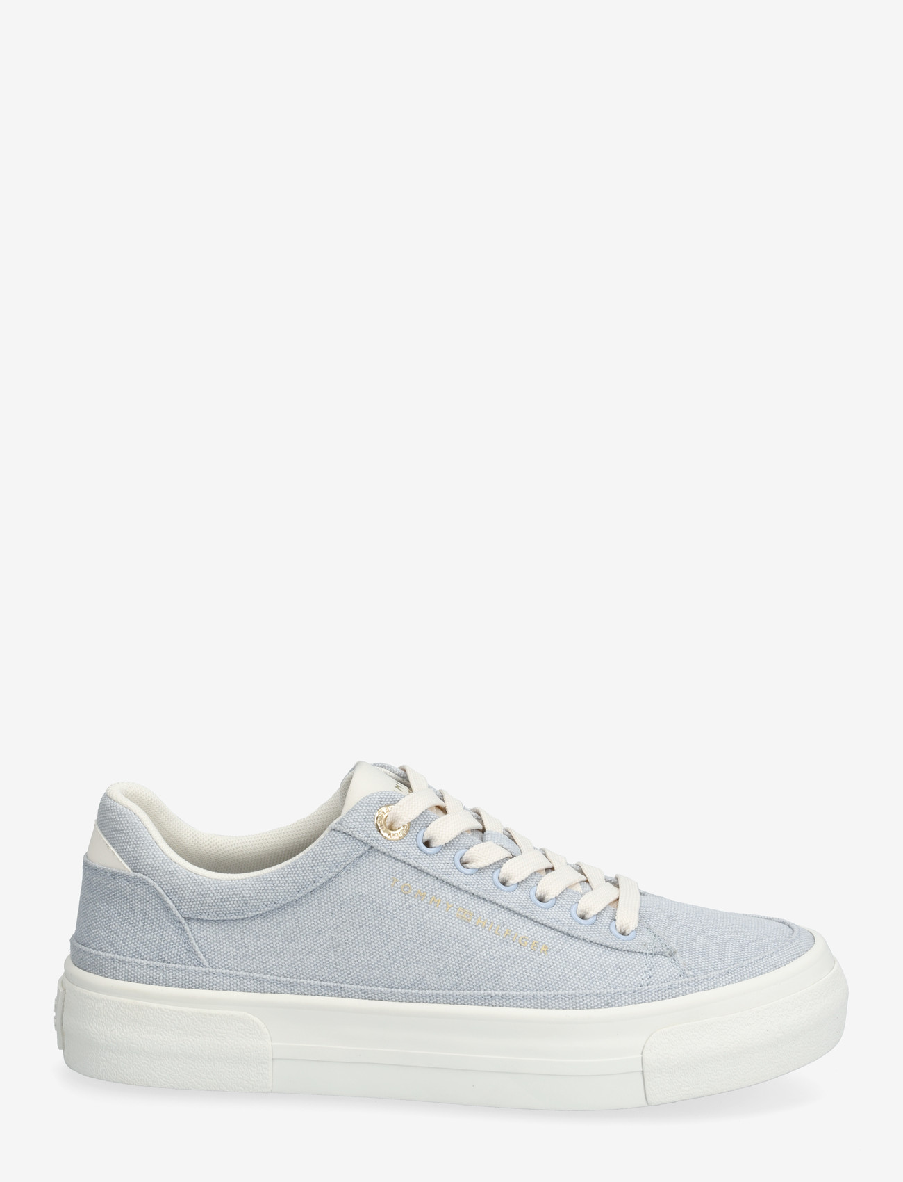 Tommy Hilfiger - TH FOXING PLATFORM WASHED CANVAS - låga sneakers - breezy blue - 1