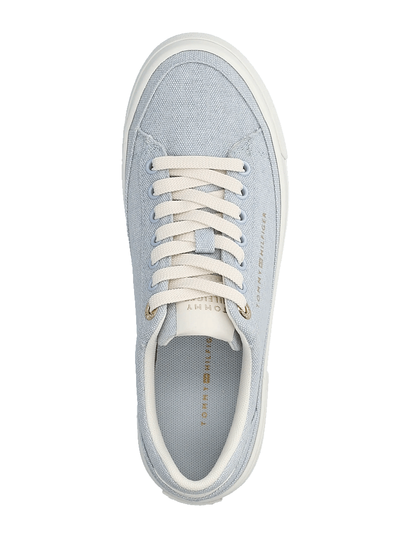 Tommy Hilfiger - TH FOXING PLATFORM WASHED CANVAS - låga sneakers - breezy blue - 3