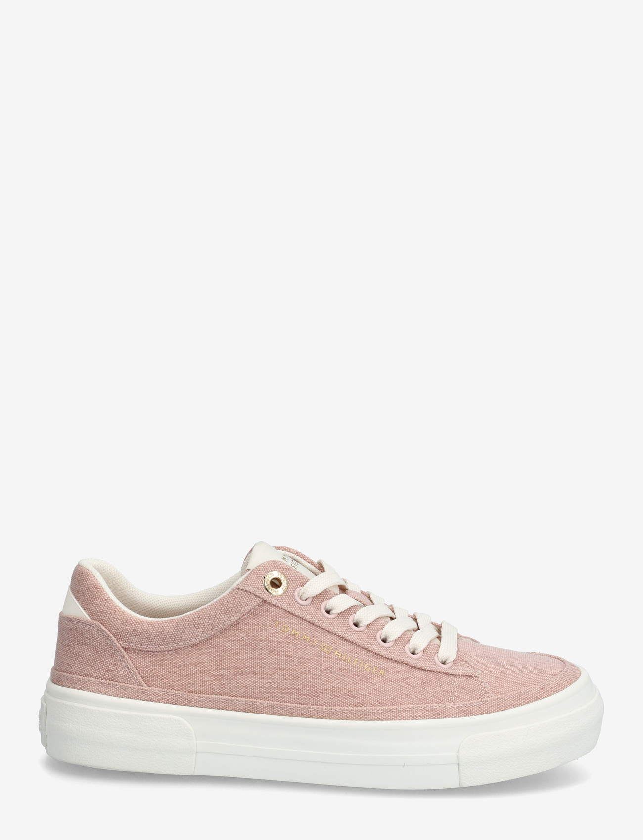 Tommy Hilfiger - TH FOXING PLATFORM WASHED CANVAS - låga sneakers - foggy pink - 1