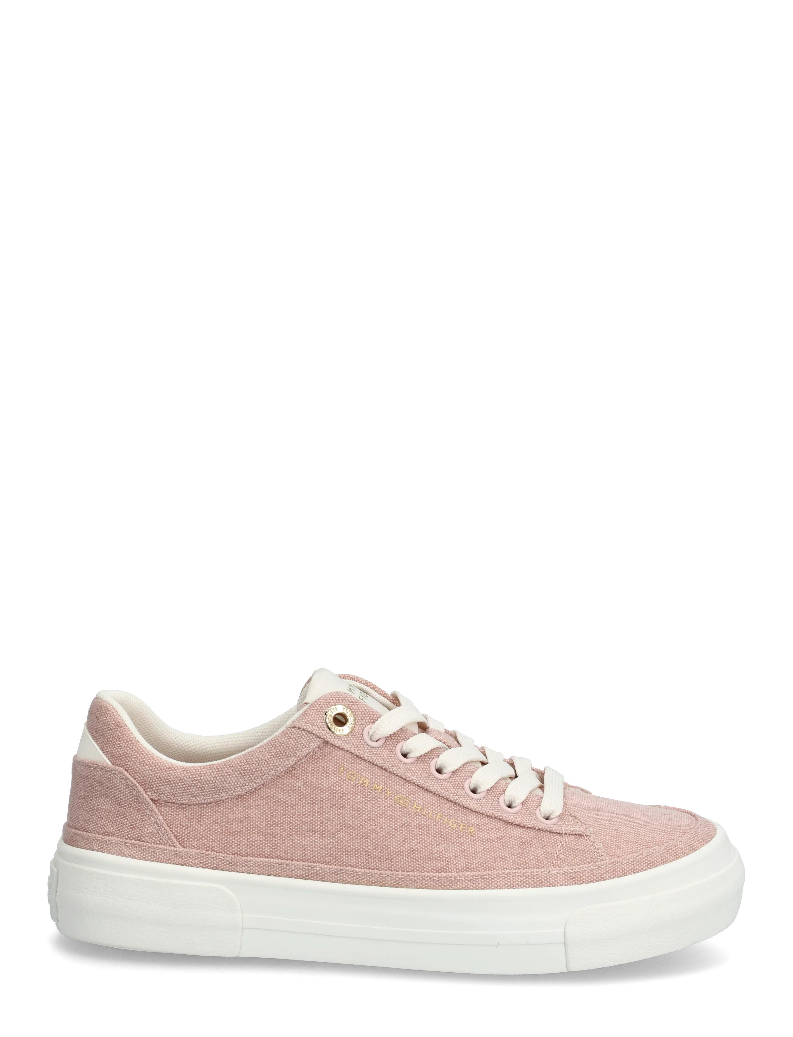 Tommy Hilfiger - TH FOXING PLATFORM WASHED CANVAS - niedrige sneakers - foggy pink - 1